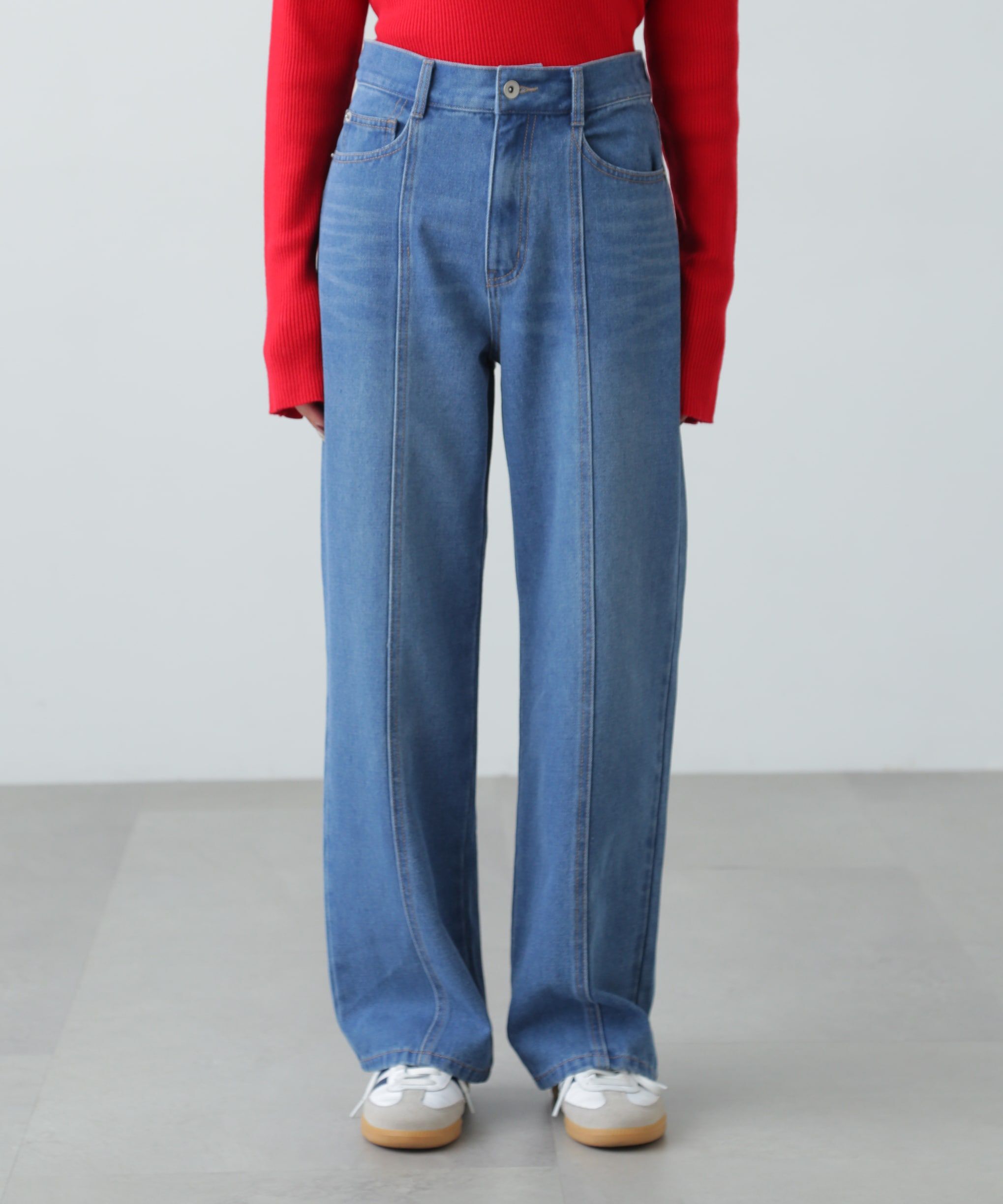  「センターシームストレートデニム」|その他|