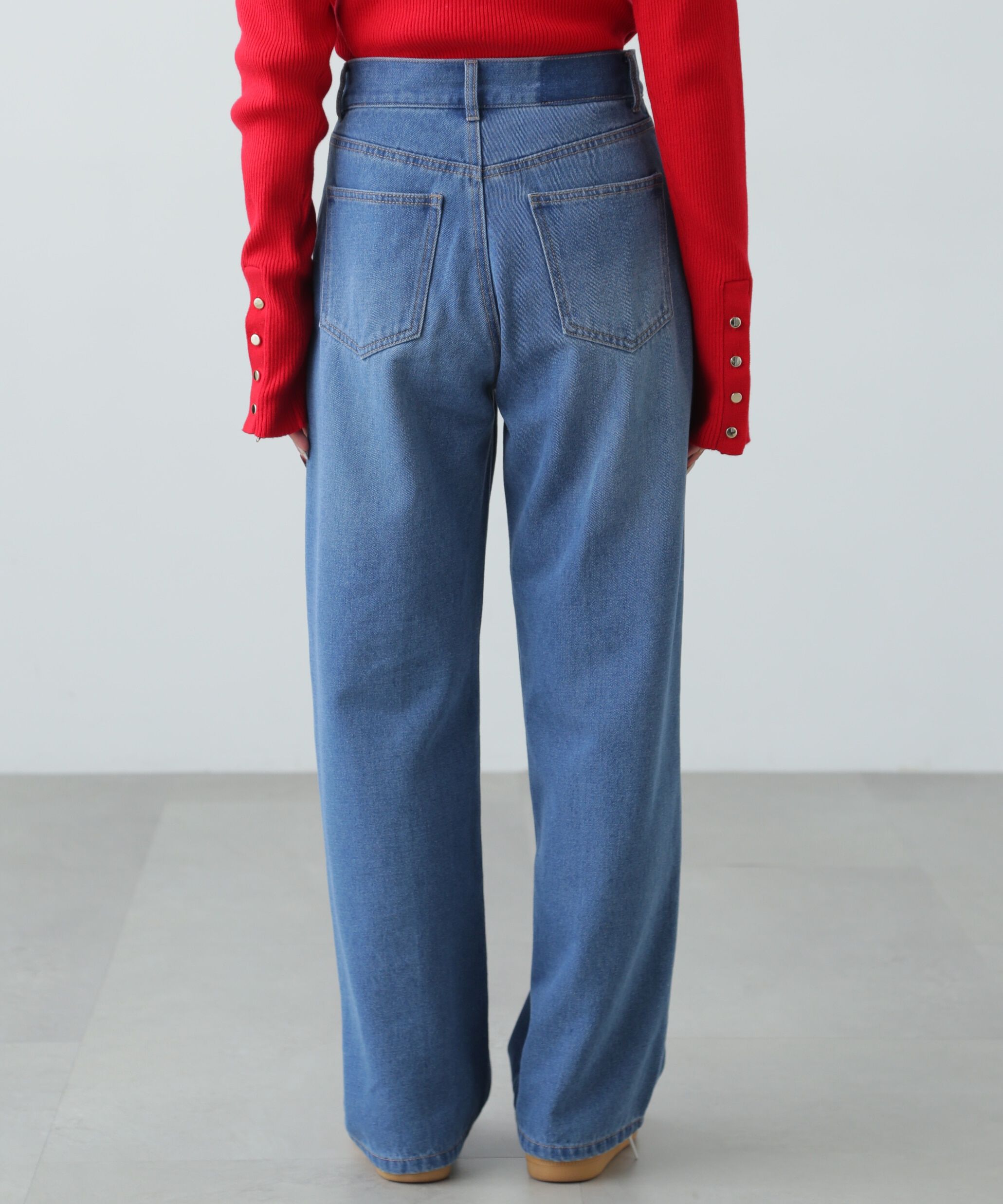  「センターシームストレートデニム」|その他|