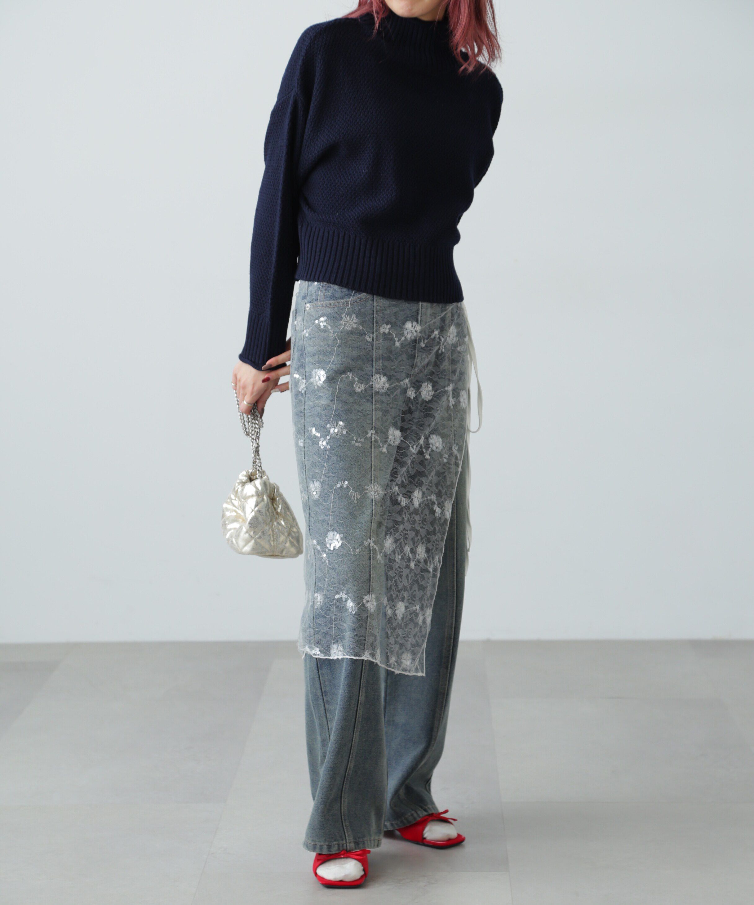  「センターシームストレートデニム」|その他|