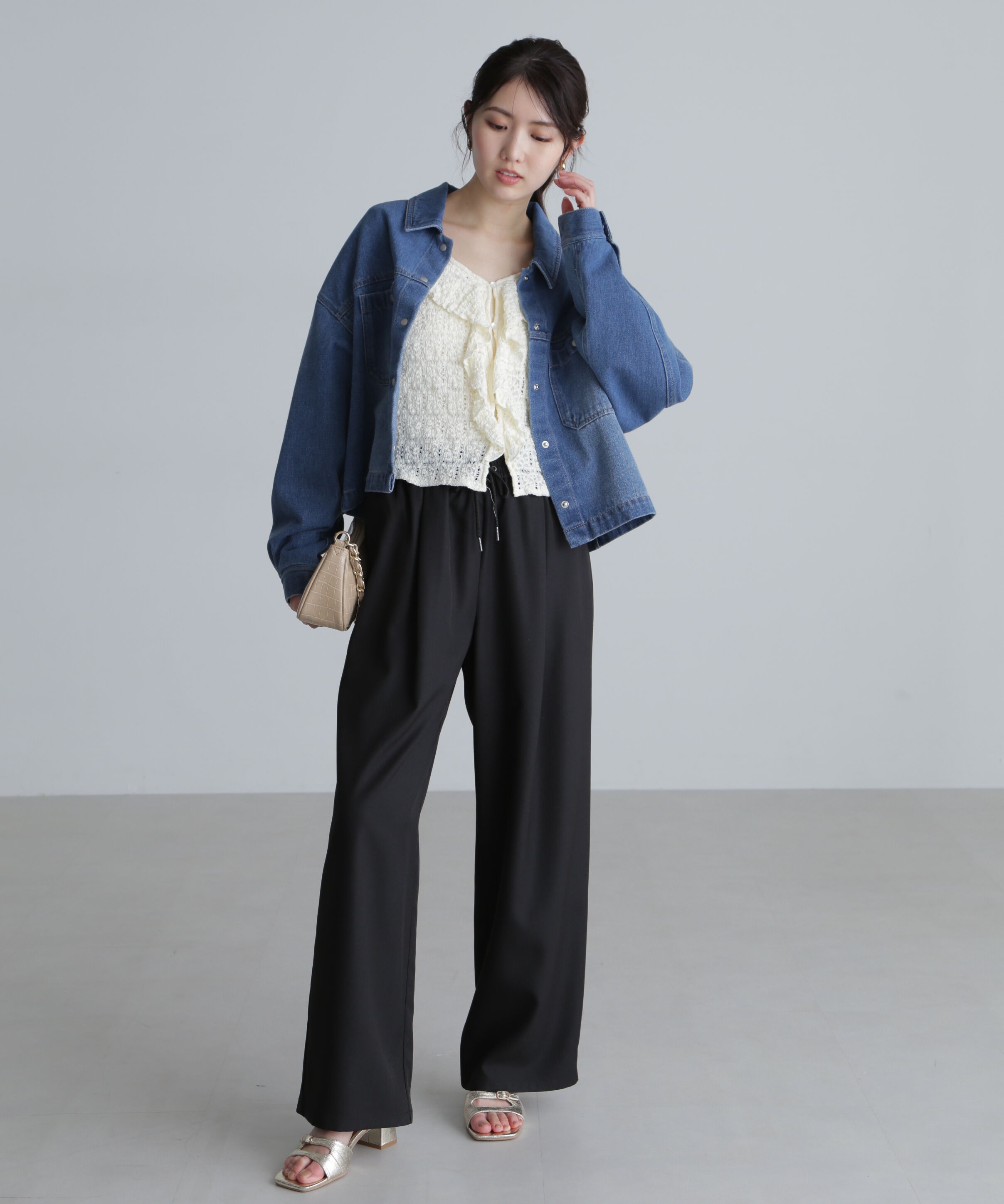  「ワイドストレートイージーパンツ」|その他|