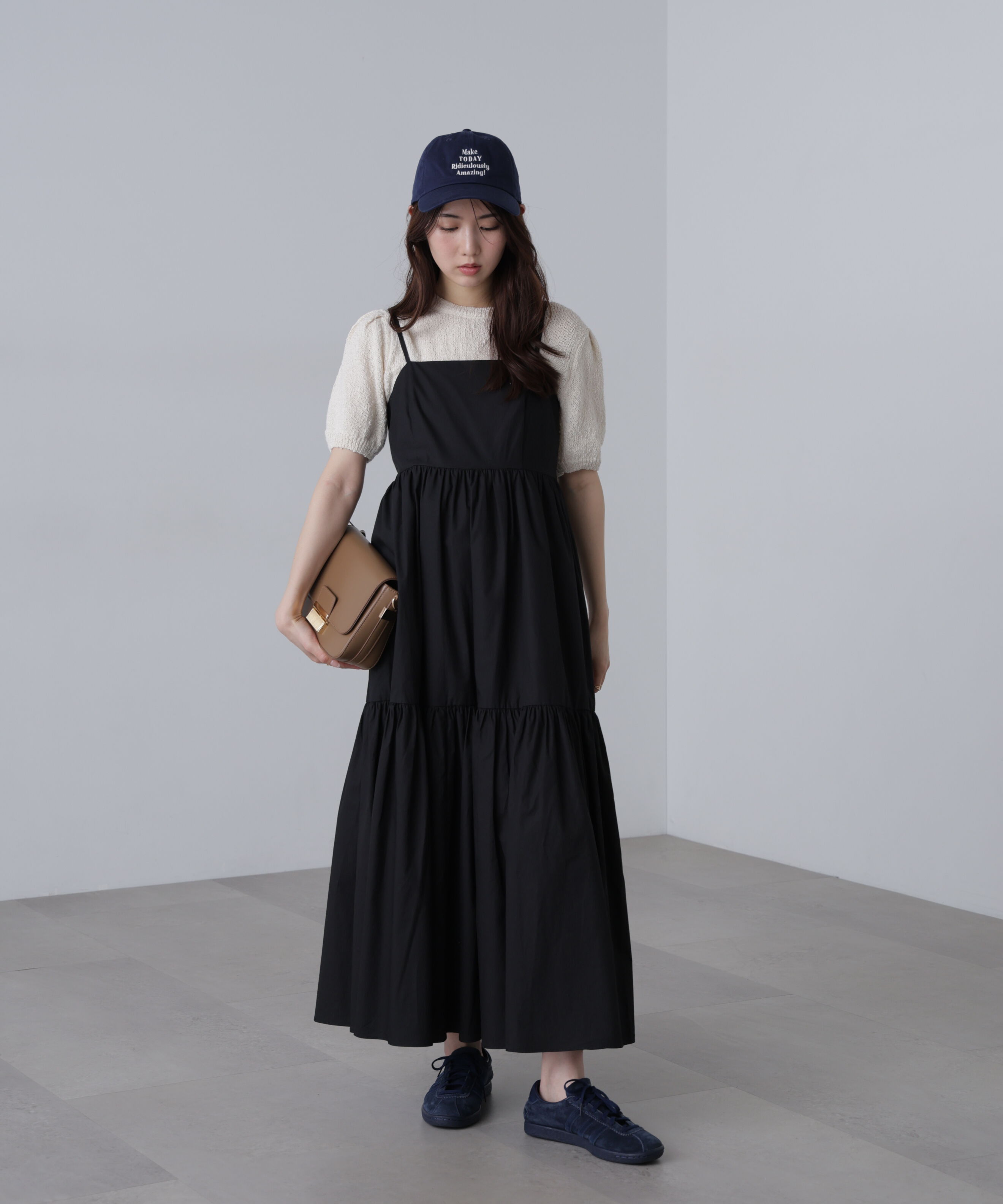  「ティアードキャミソールワンピース」|ワンピース|