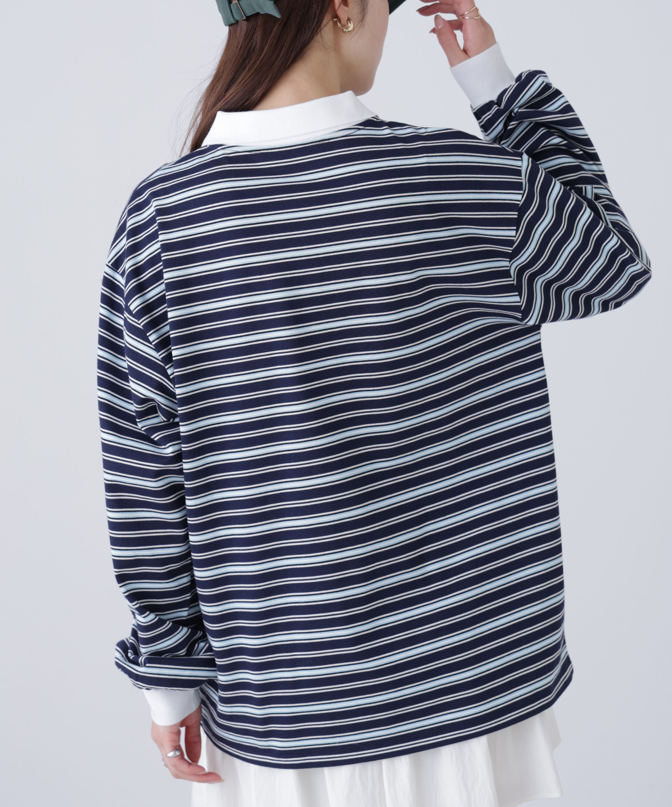  「マルチボーダーラガーポロシャツ」|Tシャツ・カットソー|