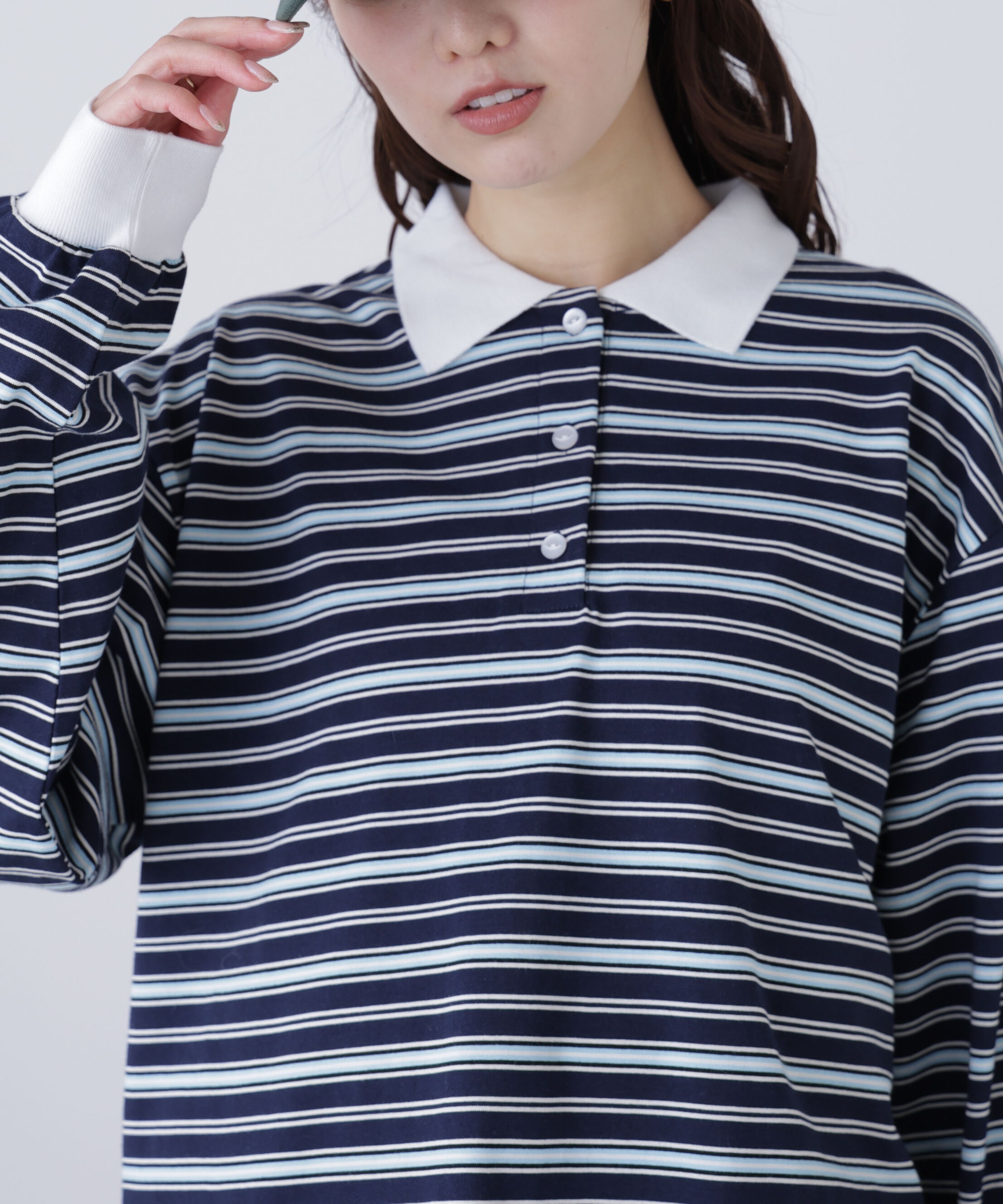  「マルチボーダーラガーポロシャツ」|Tシャツ・カットソー|