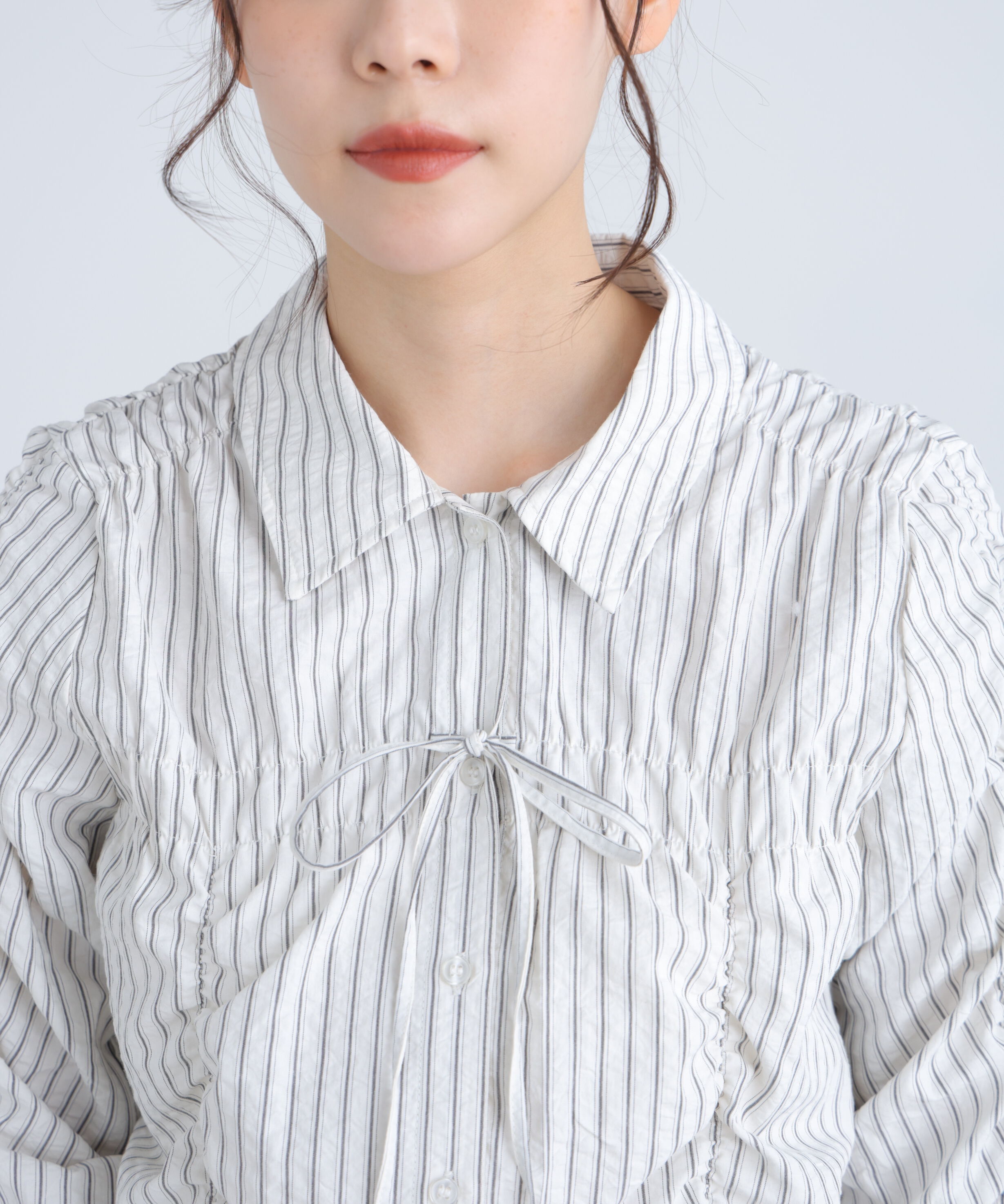  「シャーリングアソートシャツ」|シャツ・ブラウス|