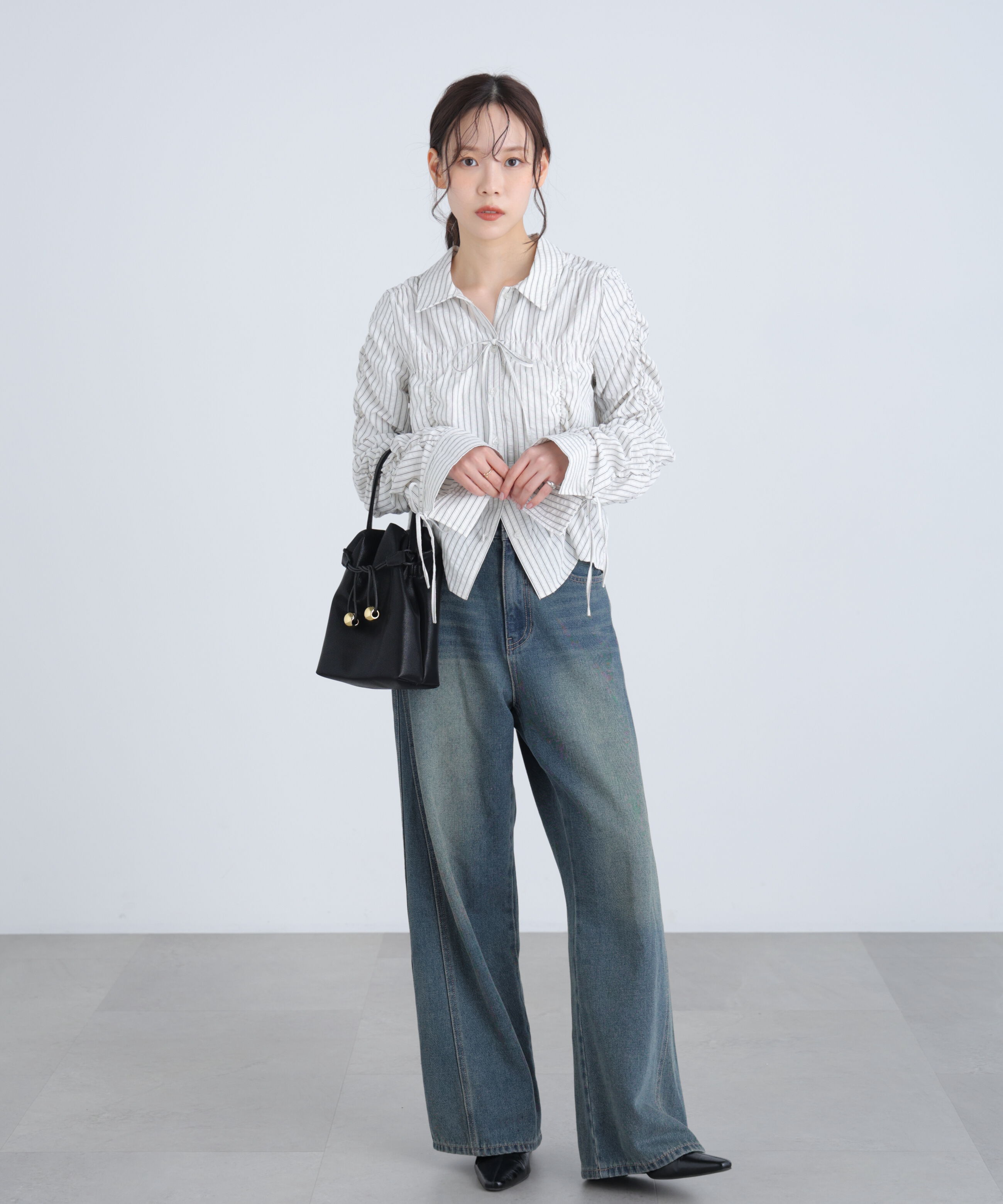  「シャーリングアソートシャツ」|シャツ・ブラウス|