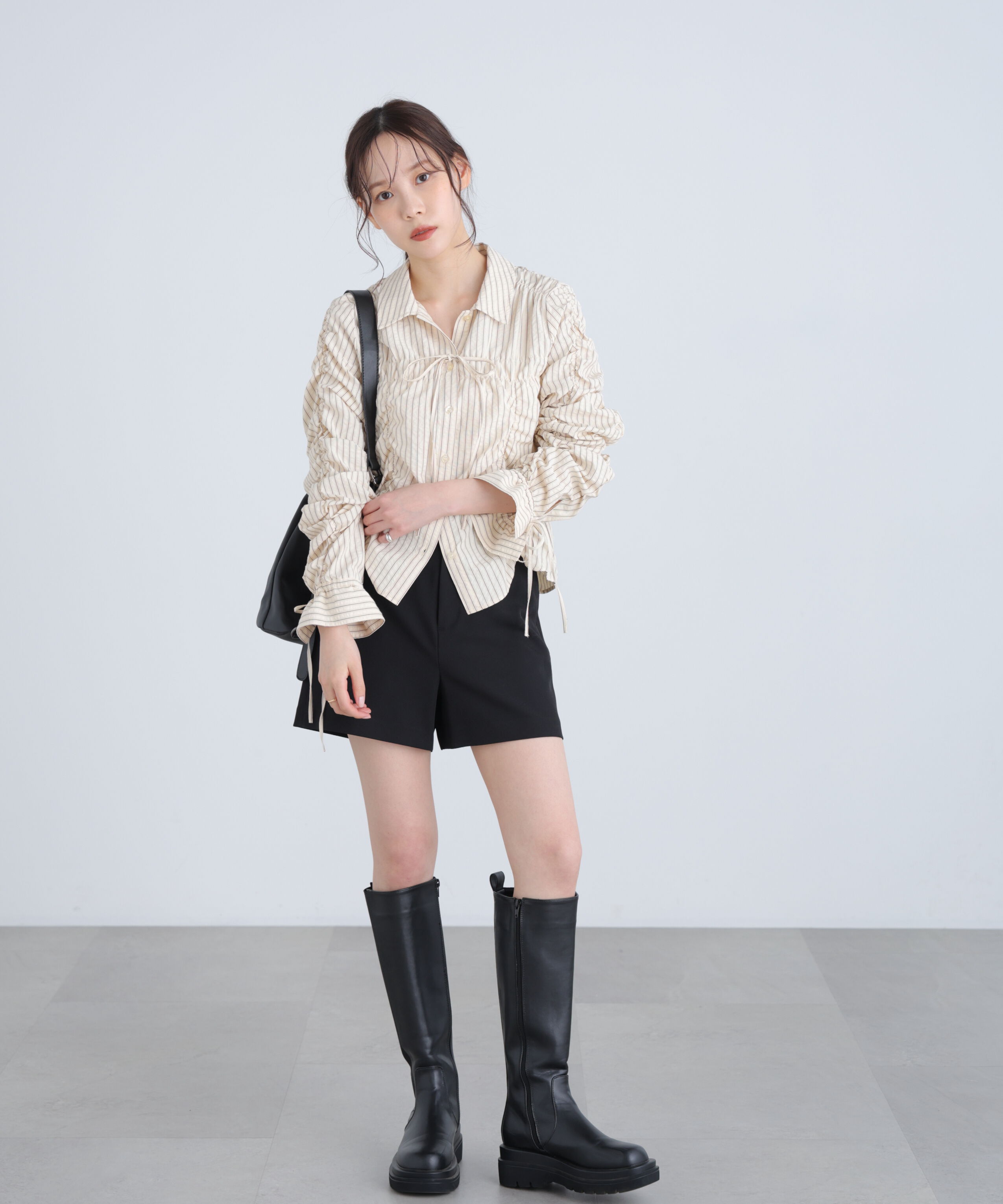  「シャーリングアソートシャツ」|シャツ・ブラウス|