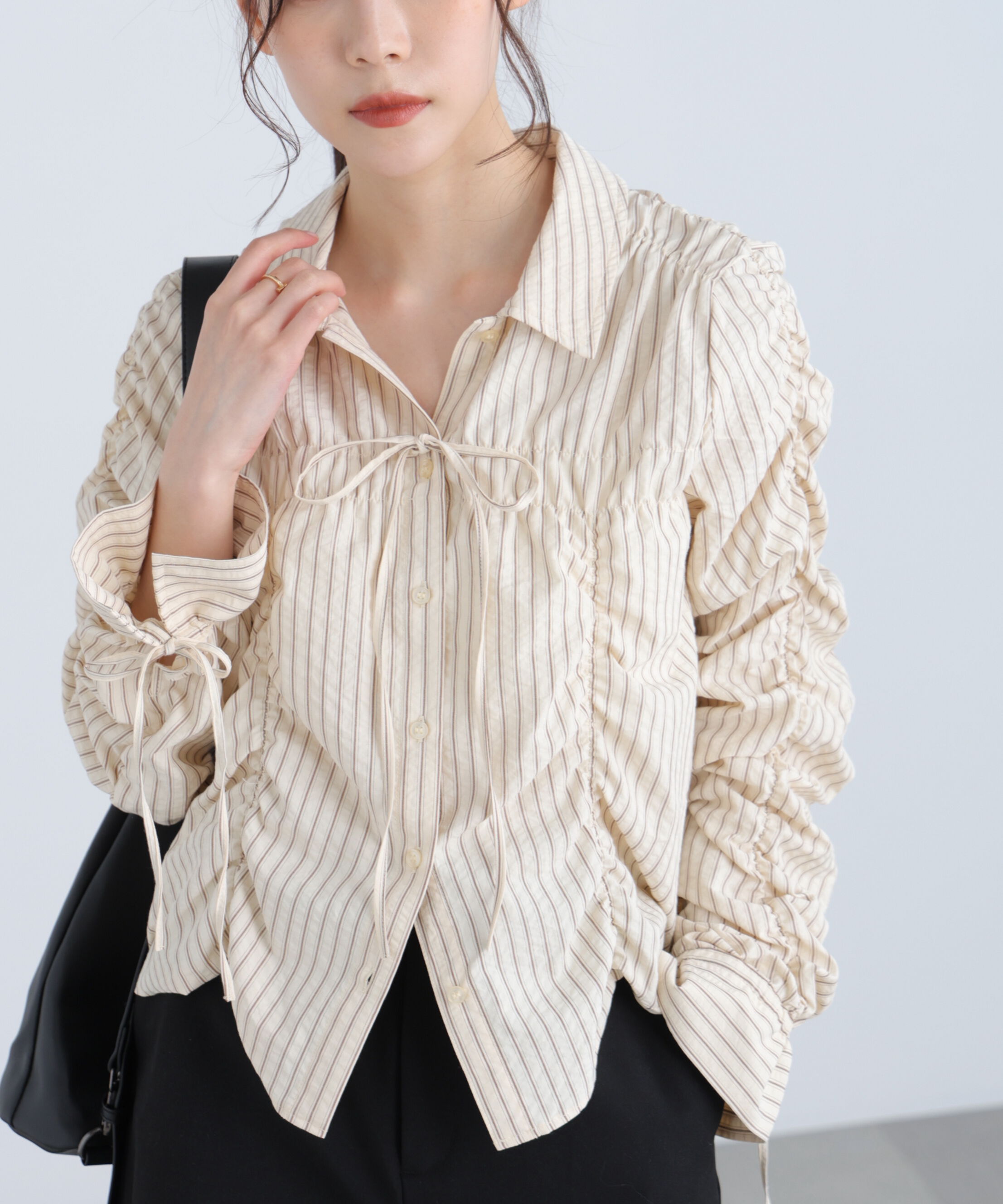  「シャーリングアソートシャツ」|シャツ・ブラウス|