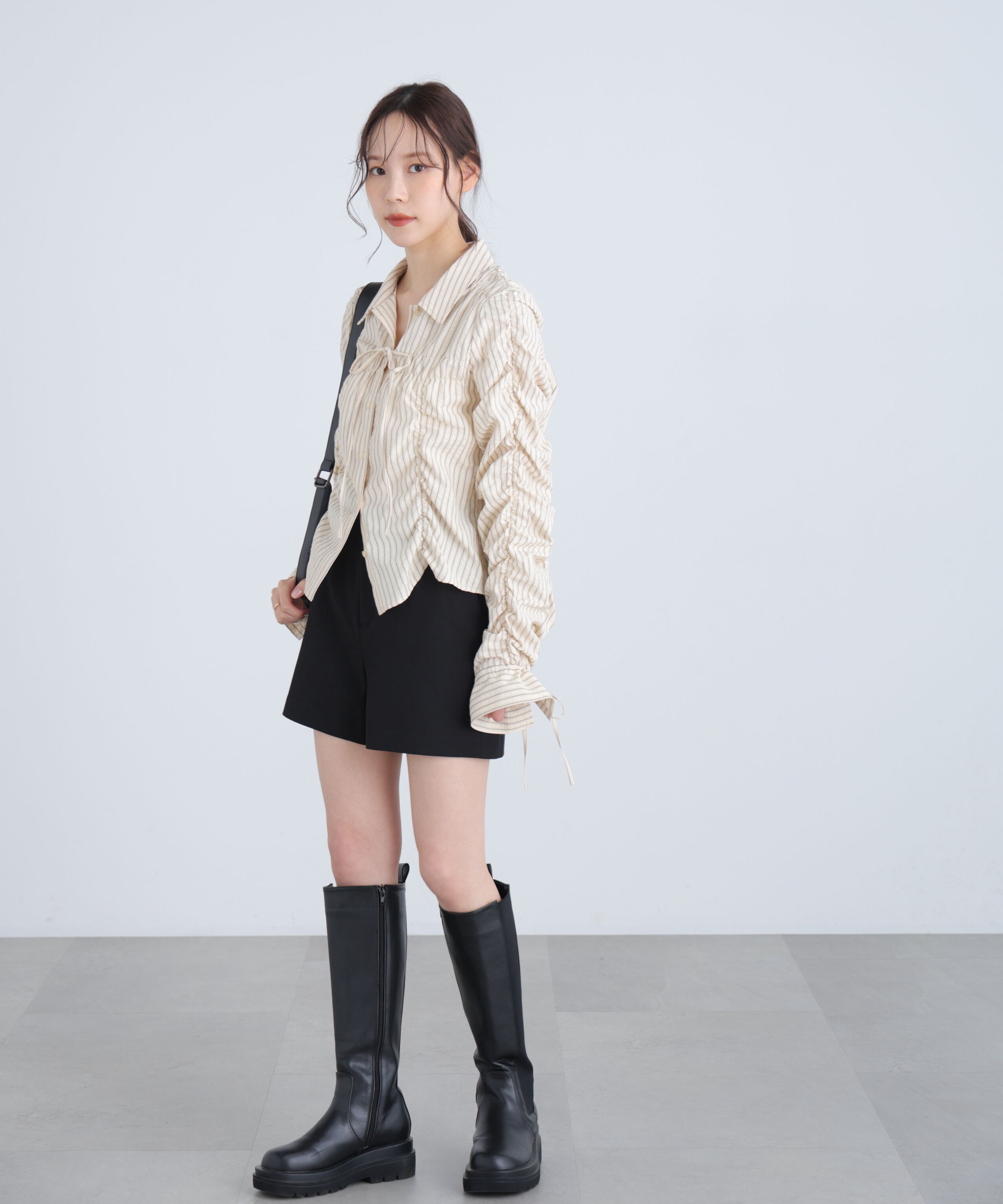  「シャーリングアソートシャツ」|シャツ・ブラウス|