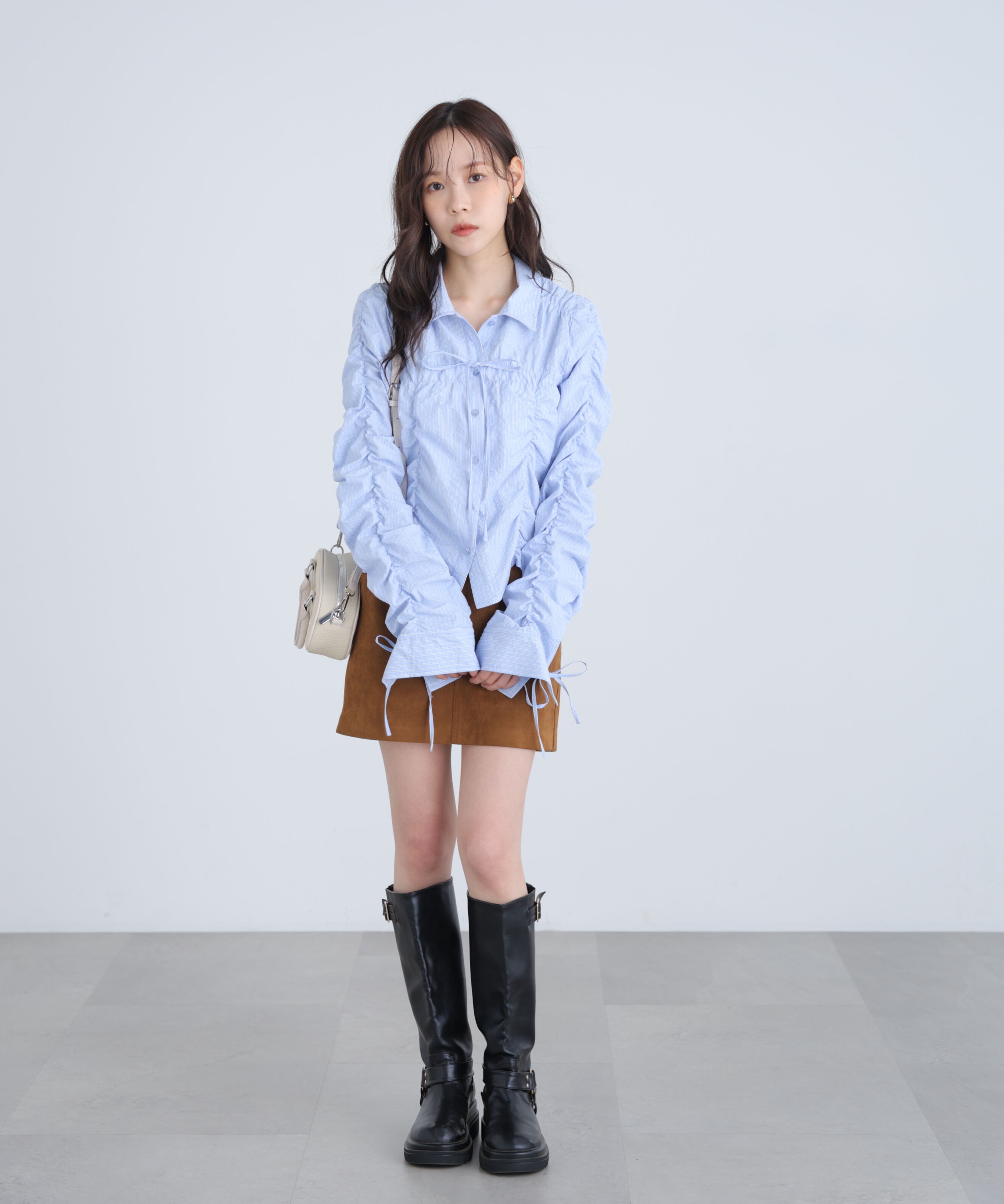  「シャーリングアソートシャツ」|シャツ・ブラウス|