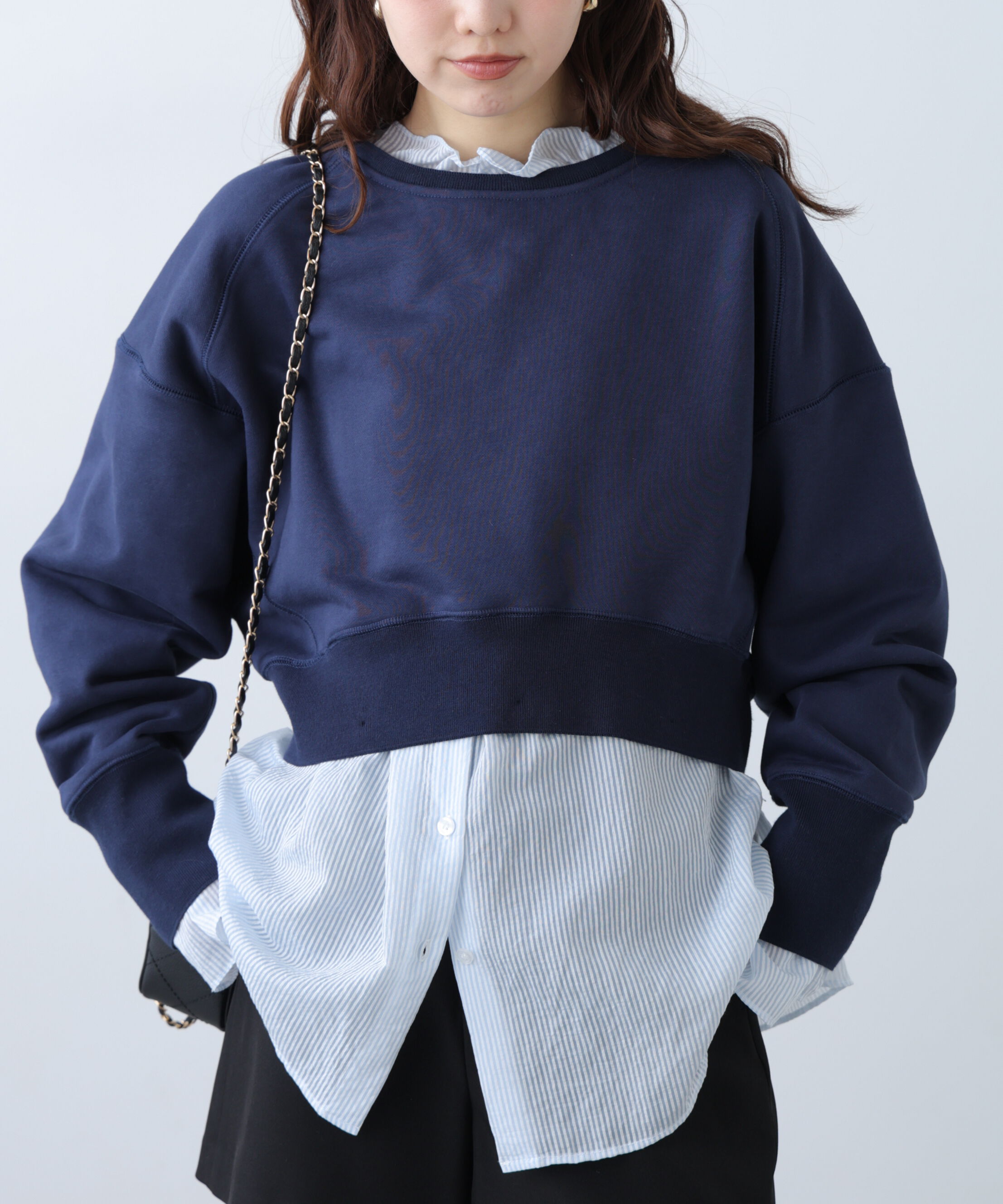  「フリルドッキングスウェット」|Tシャツ・カットソー|