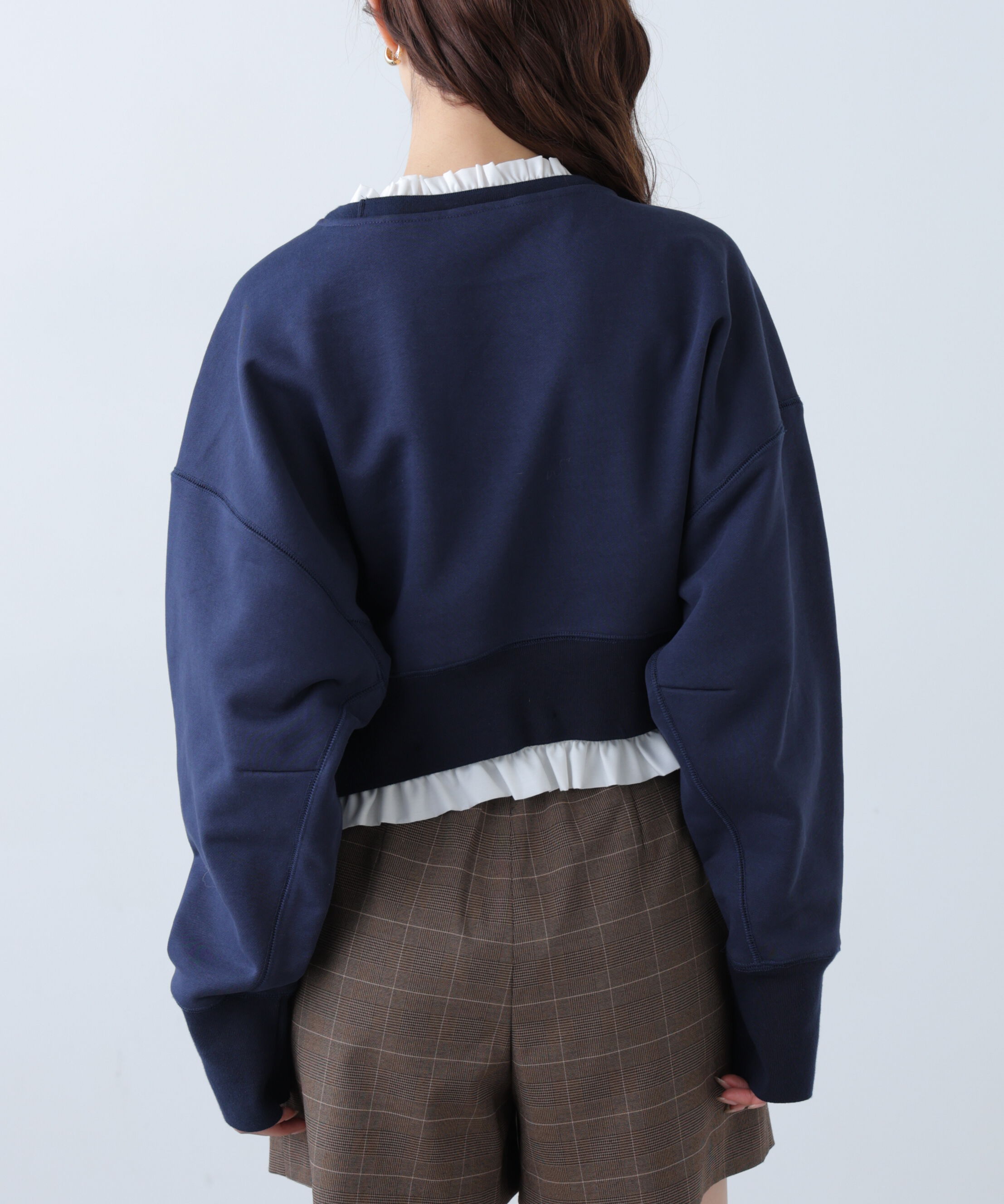  「フリルドッキングスウェット」|Tシャツ・カットソー|