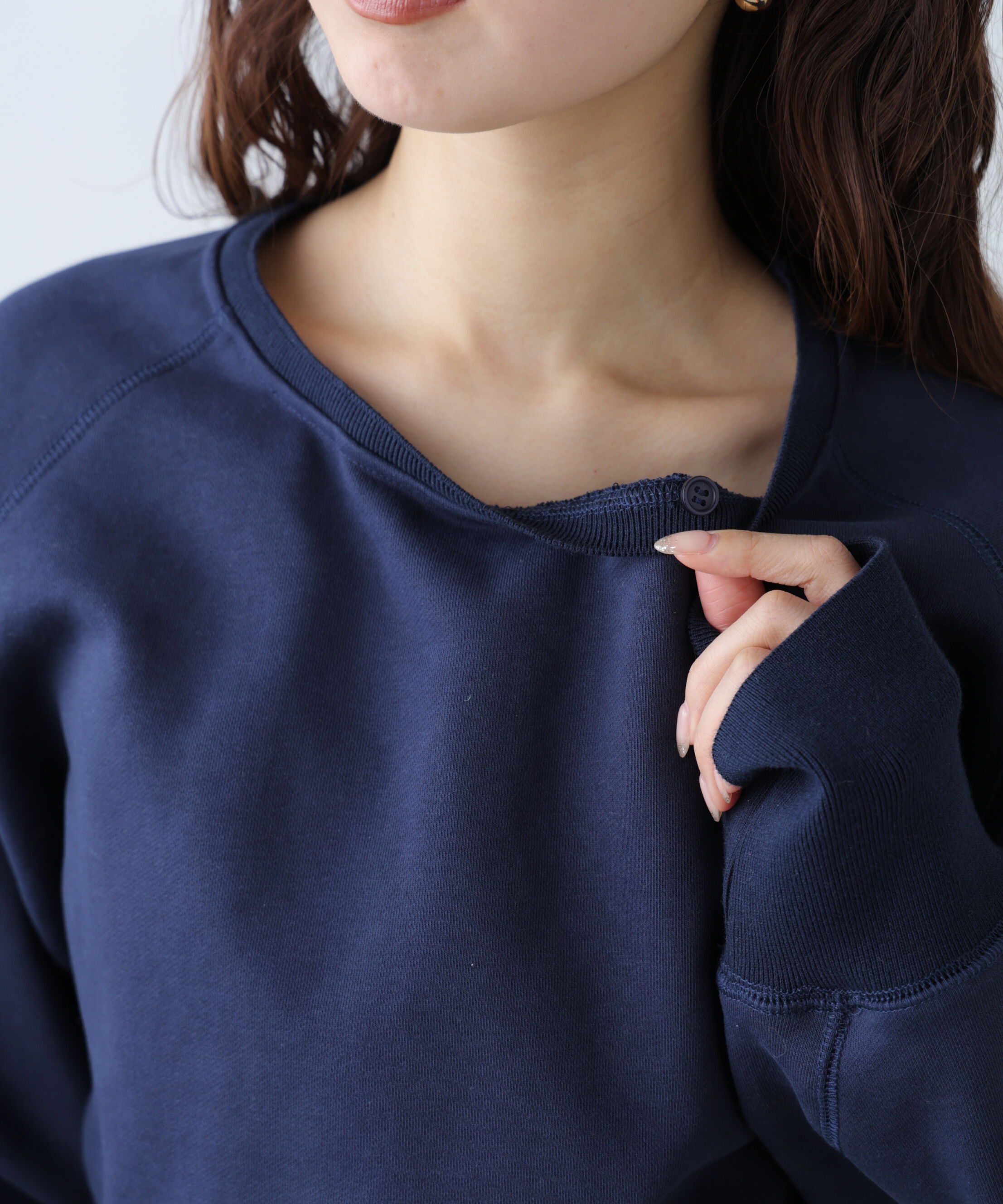  「フリルドッキングスウェット」|Tシャツ・カットソー|