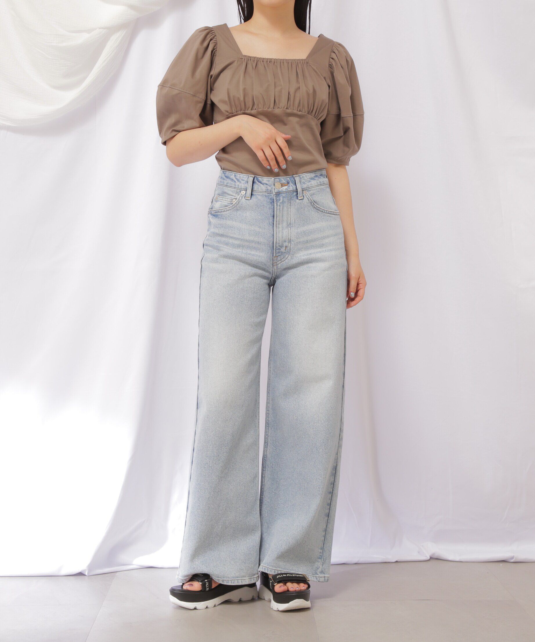  「EDWINコラボセミフレアデニムパンツ」|その他|