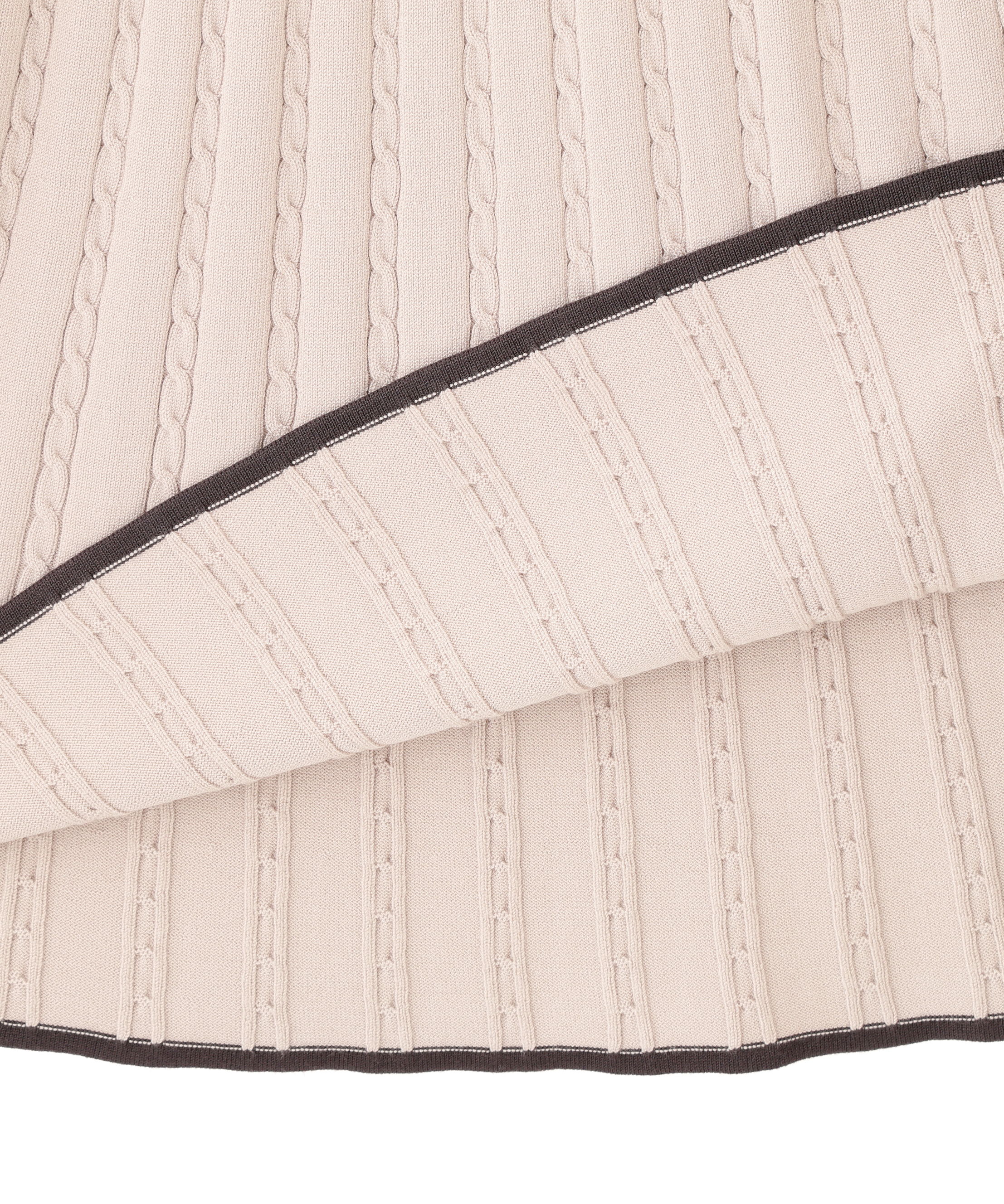  「ポロ襟ケーブルミニワンピース」|ワンピース|