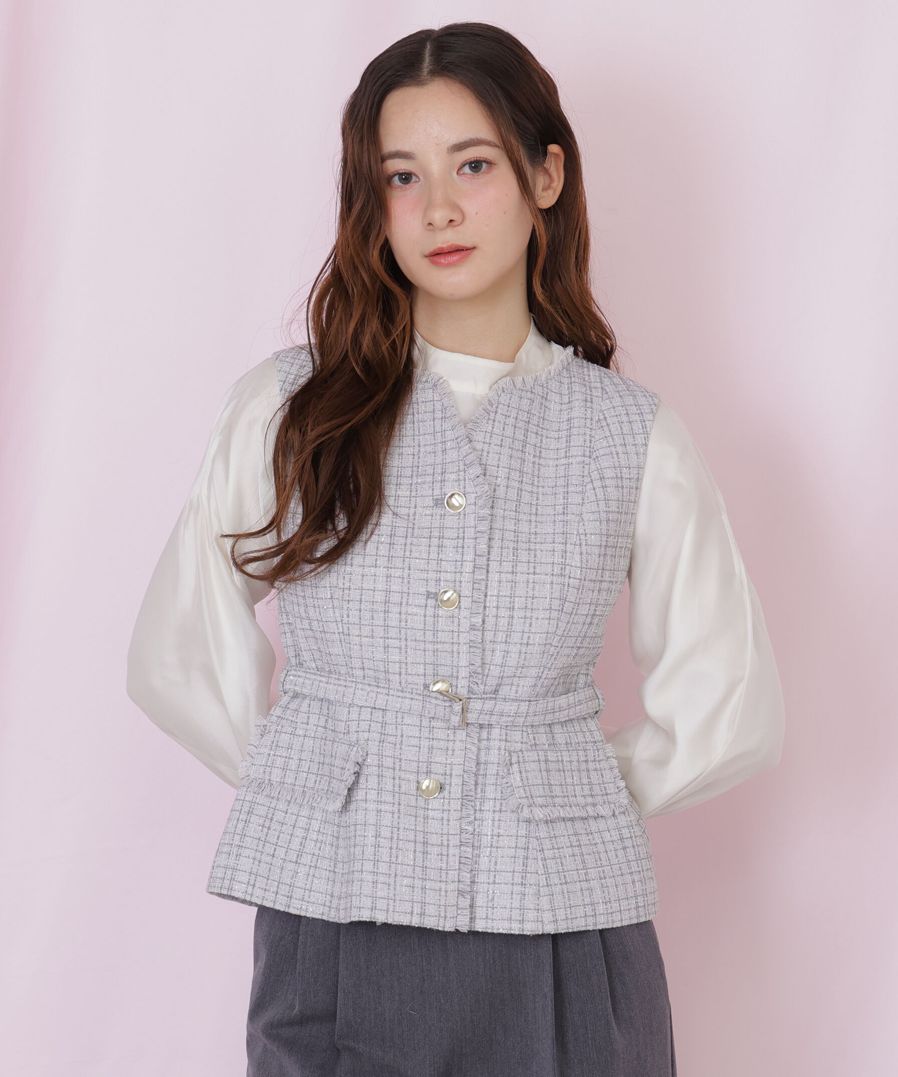  「ベルト付きツィードジレ」|その他|