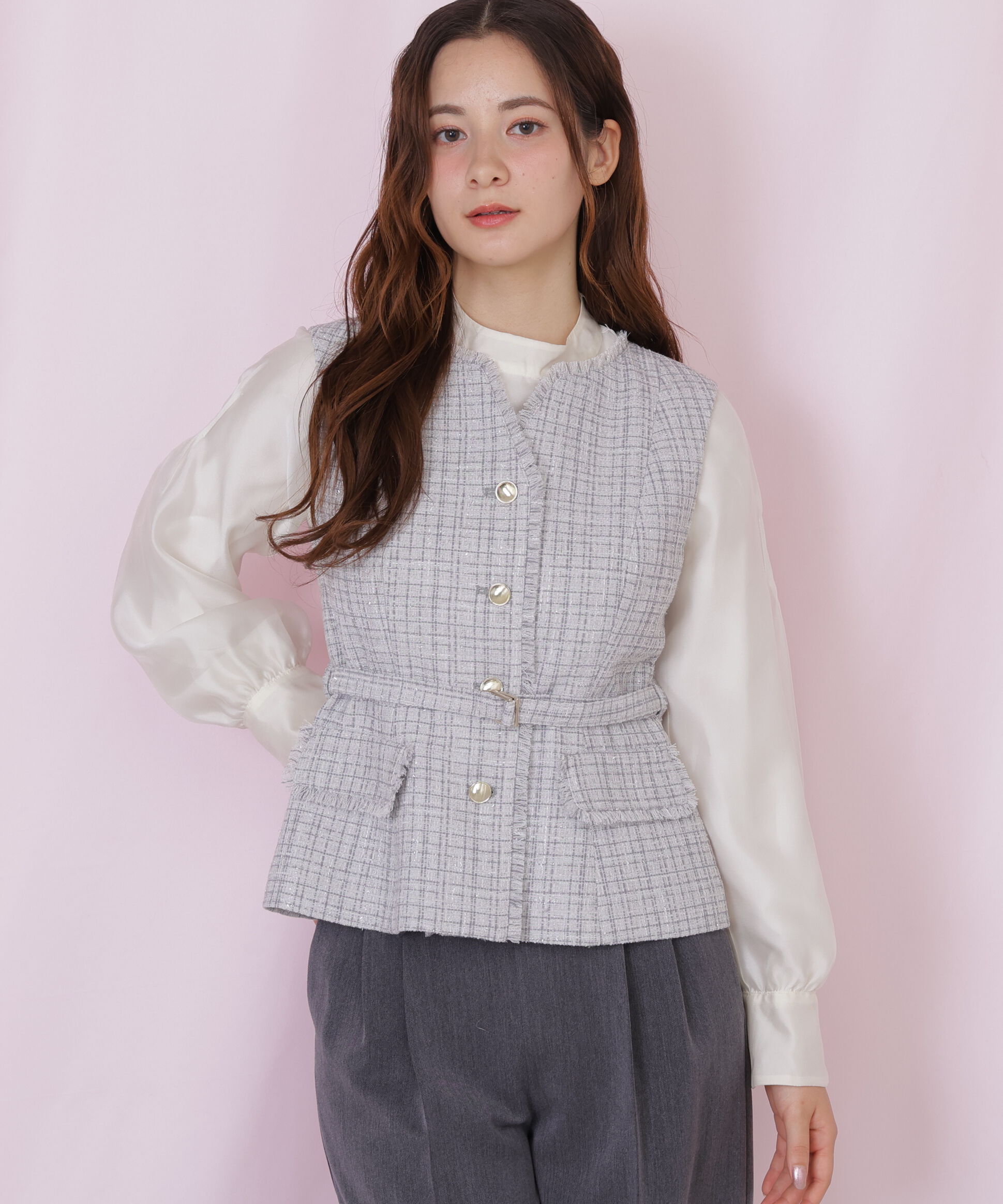  「ベルト付きツィードジレ」|その他|