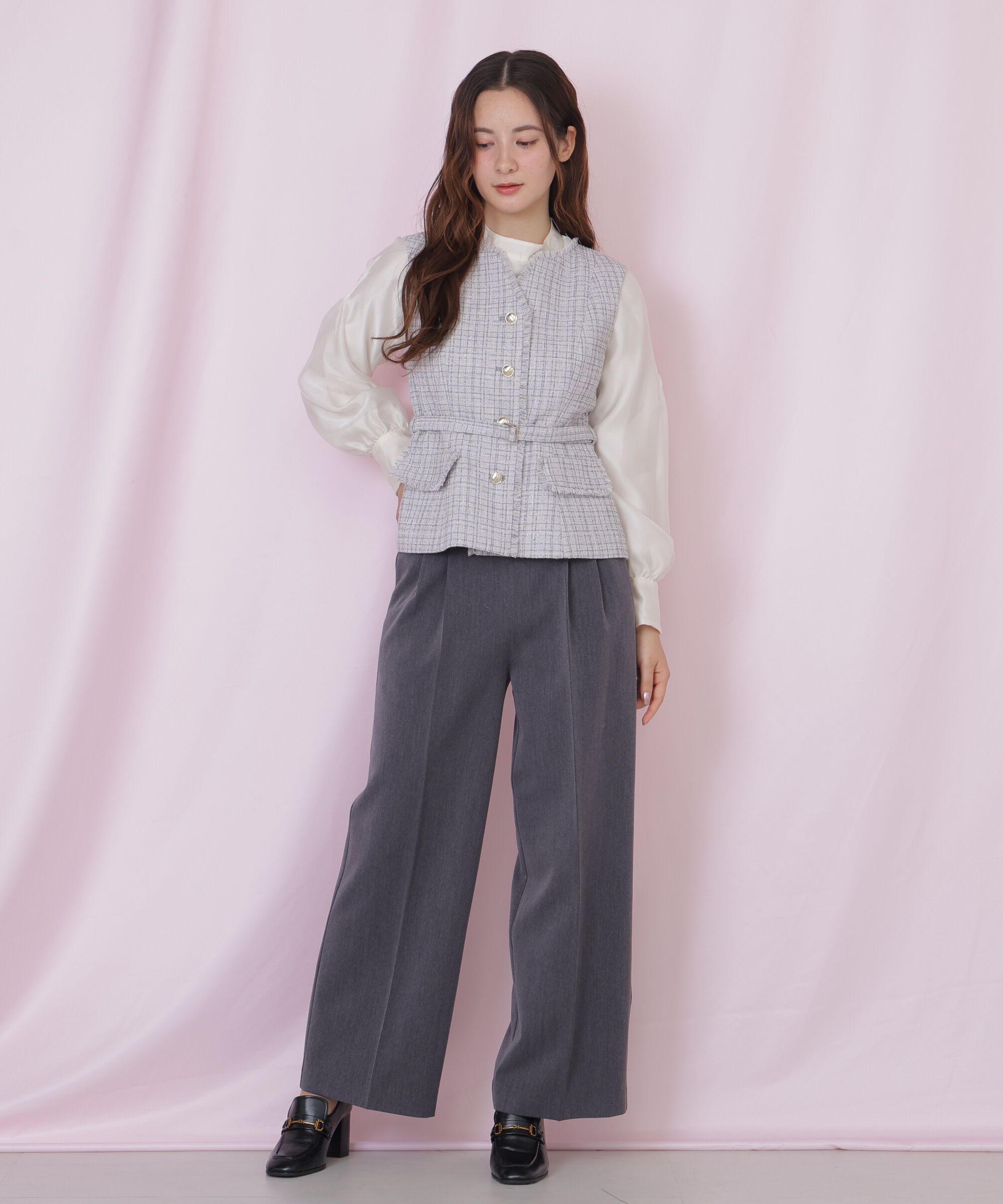  「ベルト付きツィードジレ」|その他|