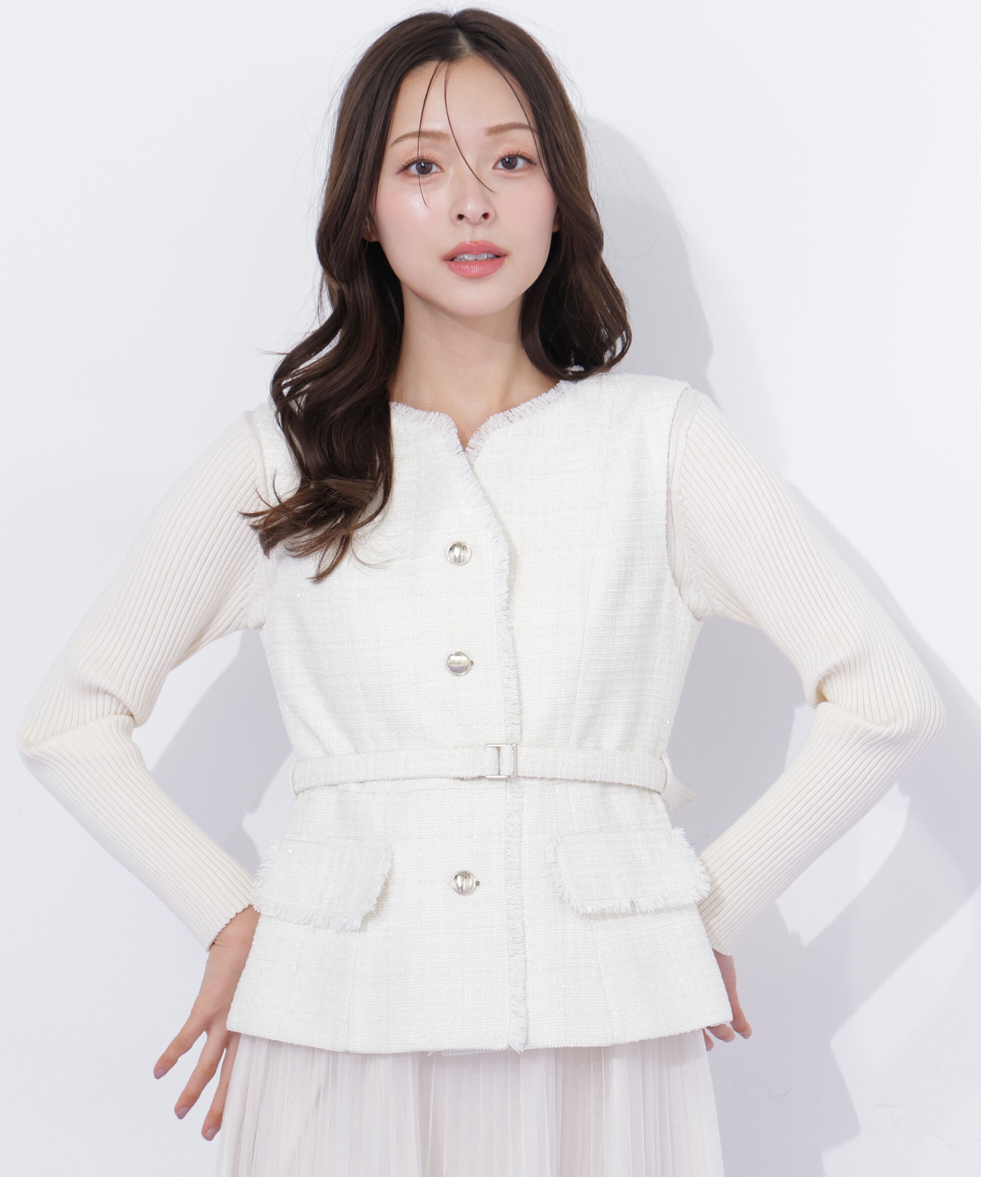  「ベルト付きツィードジレ」|その他|