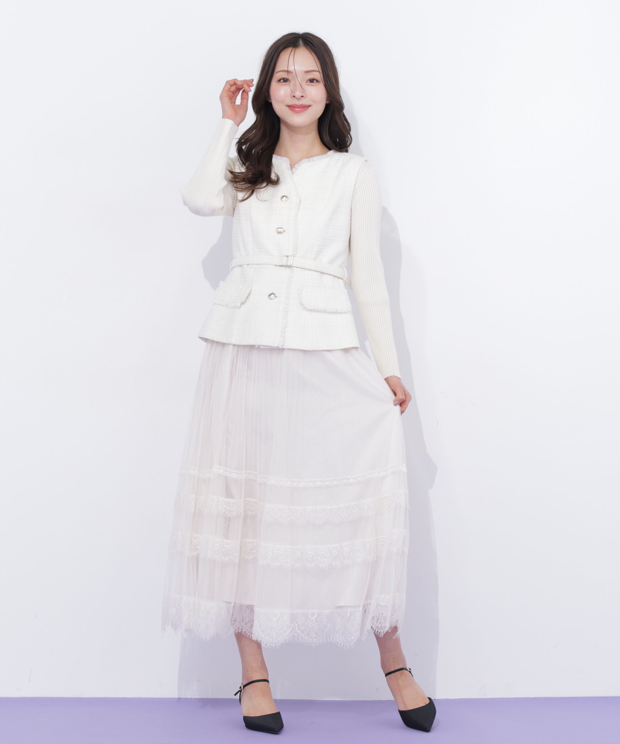  「ベルト付きツィードジレ」|その他|