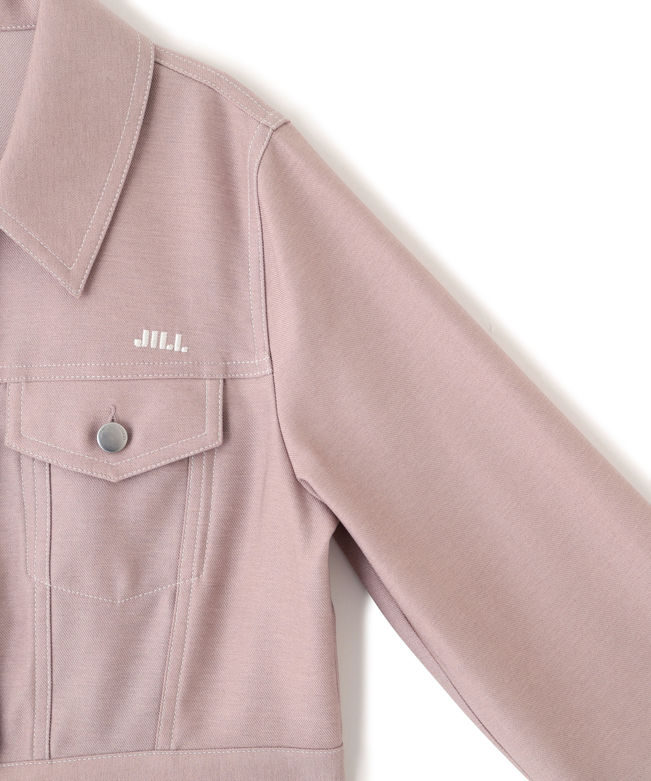  「デニムライク配色ステッチジャケット」|その他|