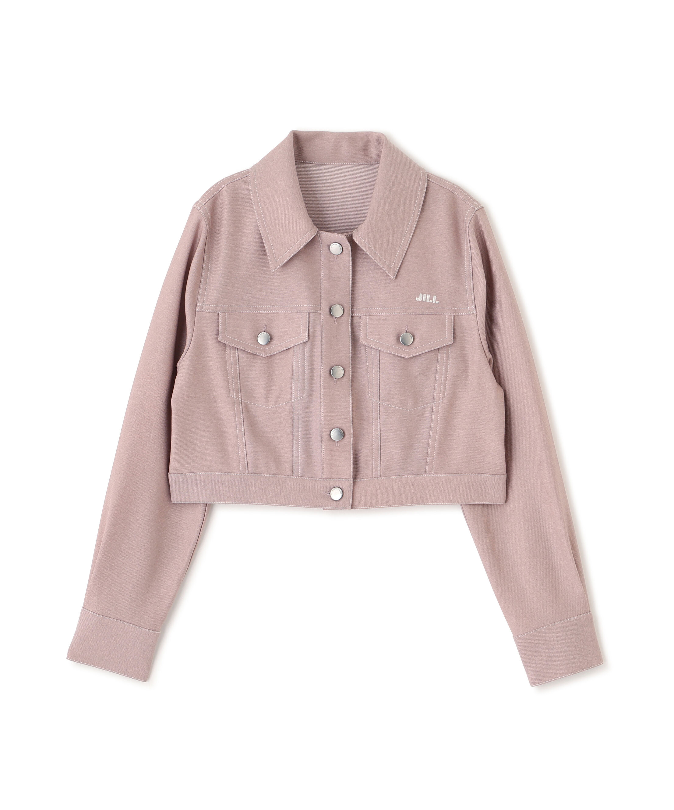  「デニムライク配色ステッチジャケット」|その他|