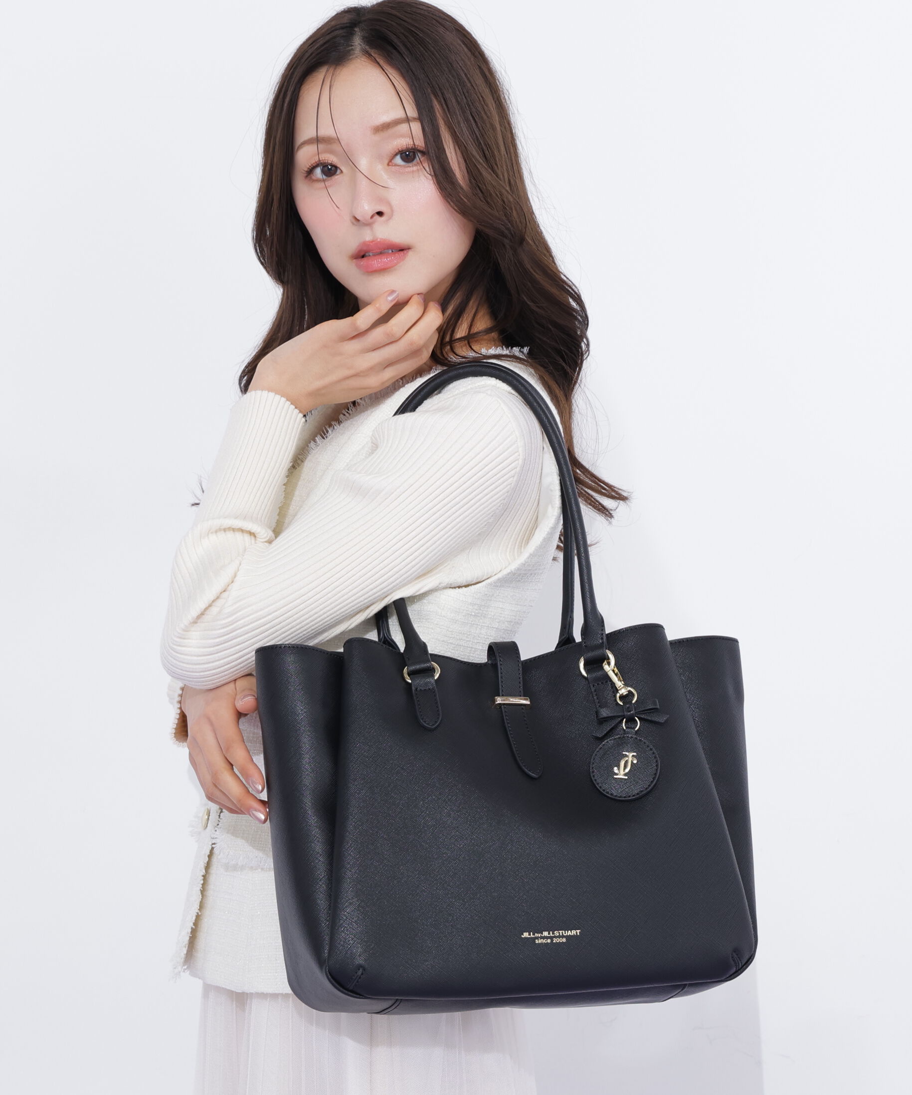  「チャーム付き2wayショルダートートバッグ」|その他|