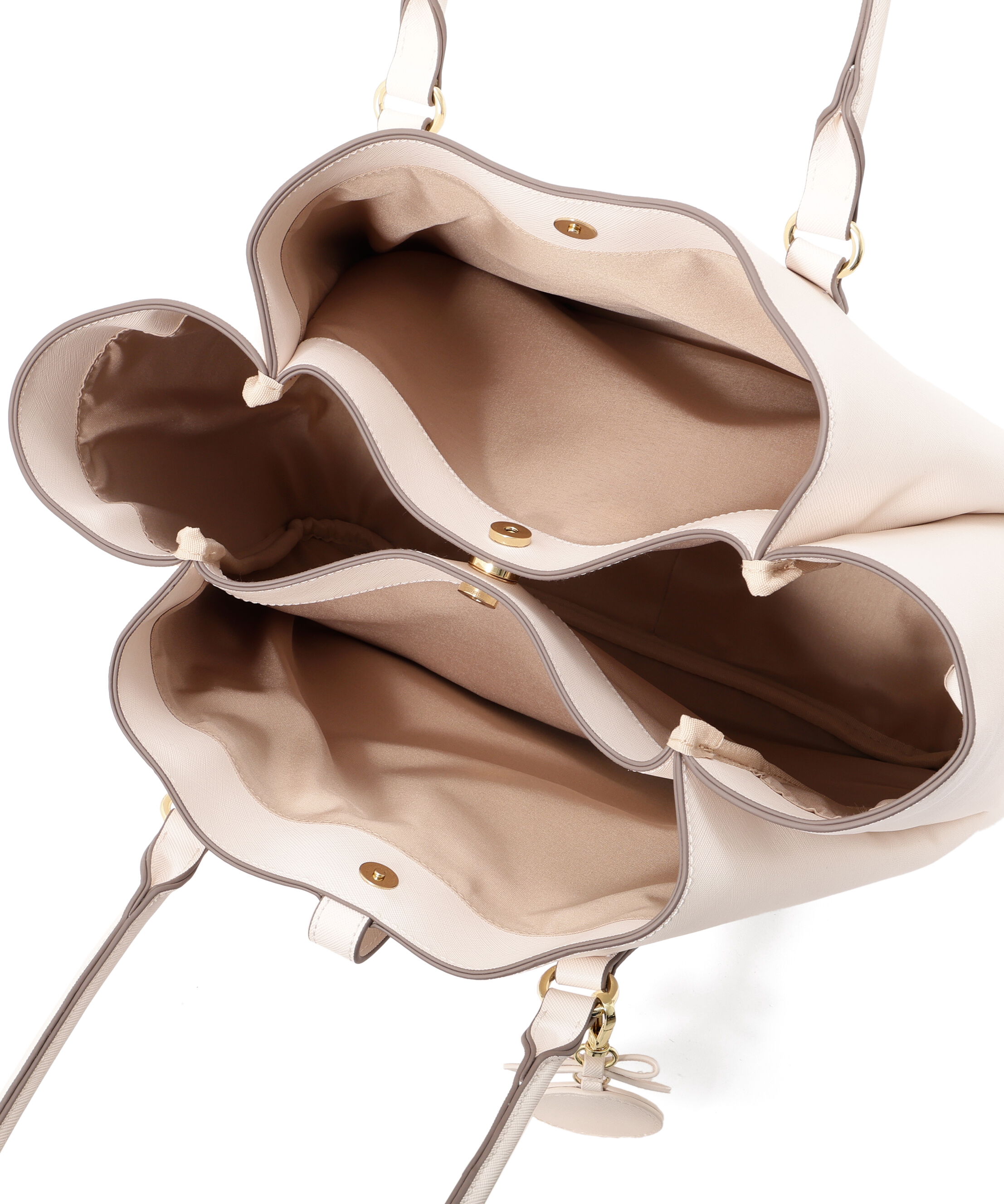  「チャーム付き2wayショルダートートバッグ」|その他|