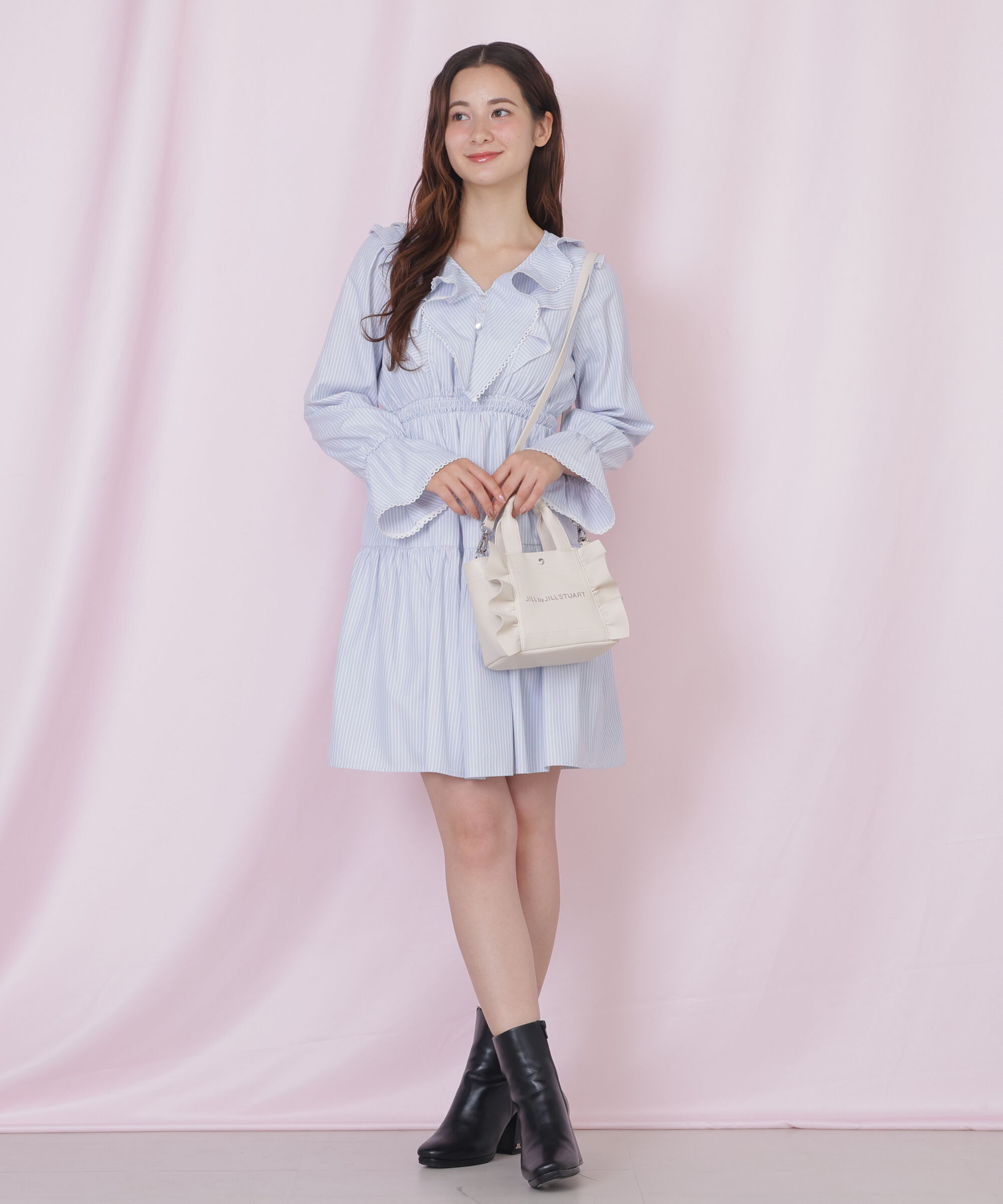  「＜フリルトートミニ＞フェイクレザー」|その他|