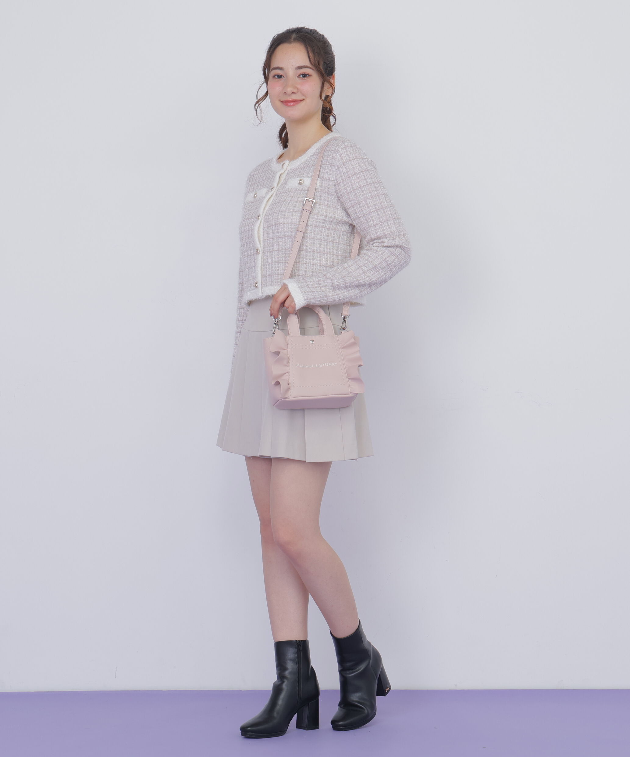  「＜フリルトートミニ＞フェイクレザー」|その他|