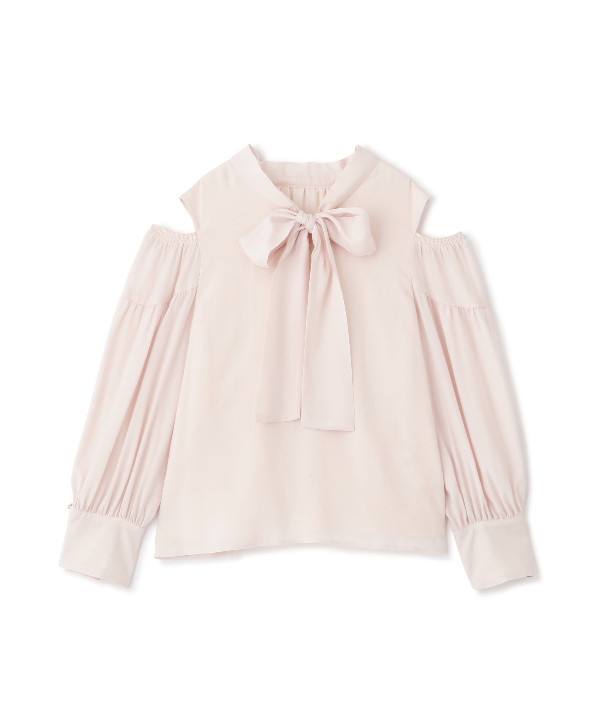 PROPORTION BODY DRESSING「前後2Wayリボンオープンショルダーブラウス」|シャツ・ブラウス|