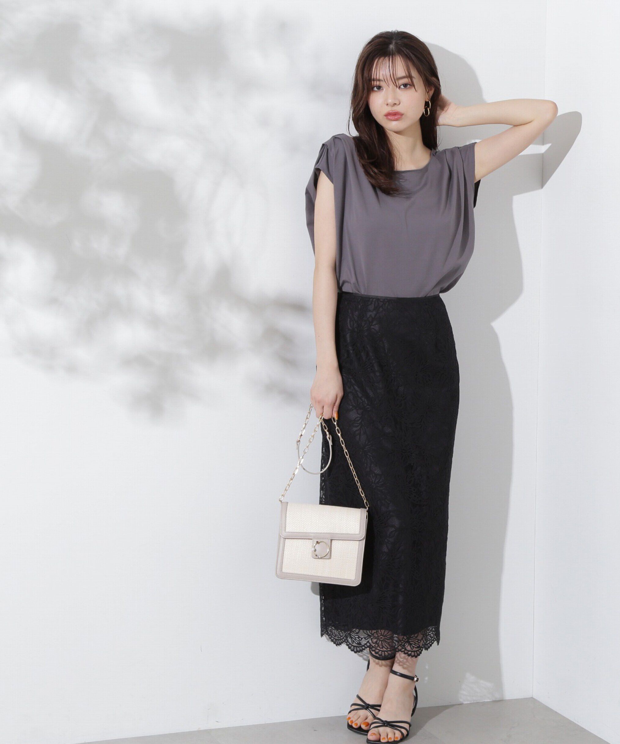 PROPORTION BODY DRESSING「アシメTシャツ」|Tシャツ・カットソー|