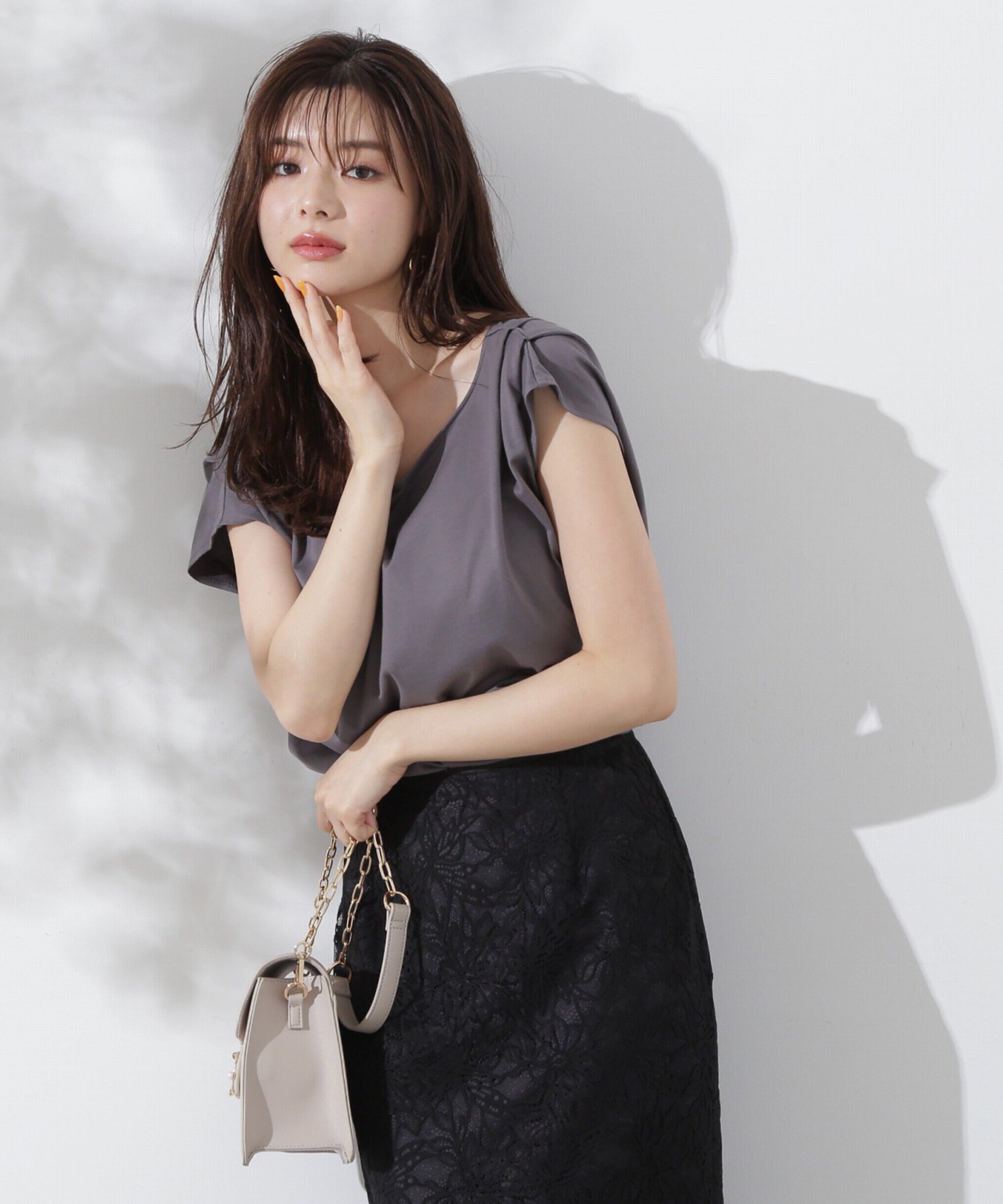 PROPORTION BODY DRESSING「アシメTシャツ」|Tシャツ・カットソー|