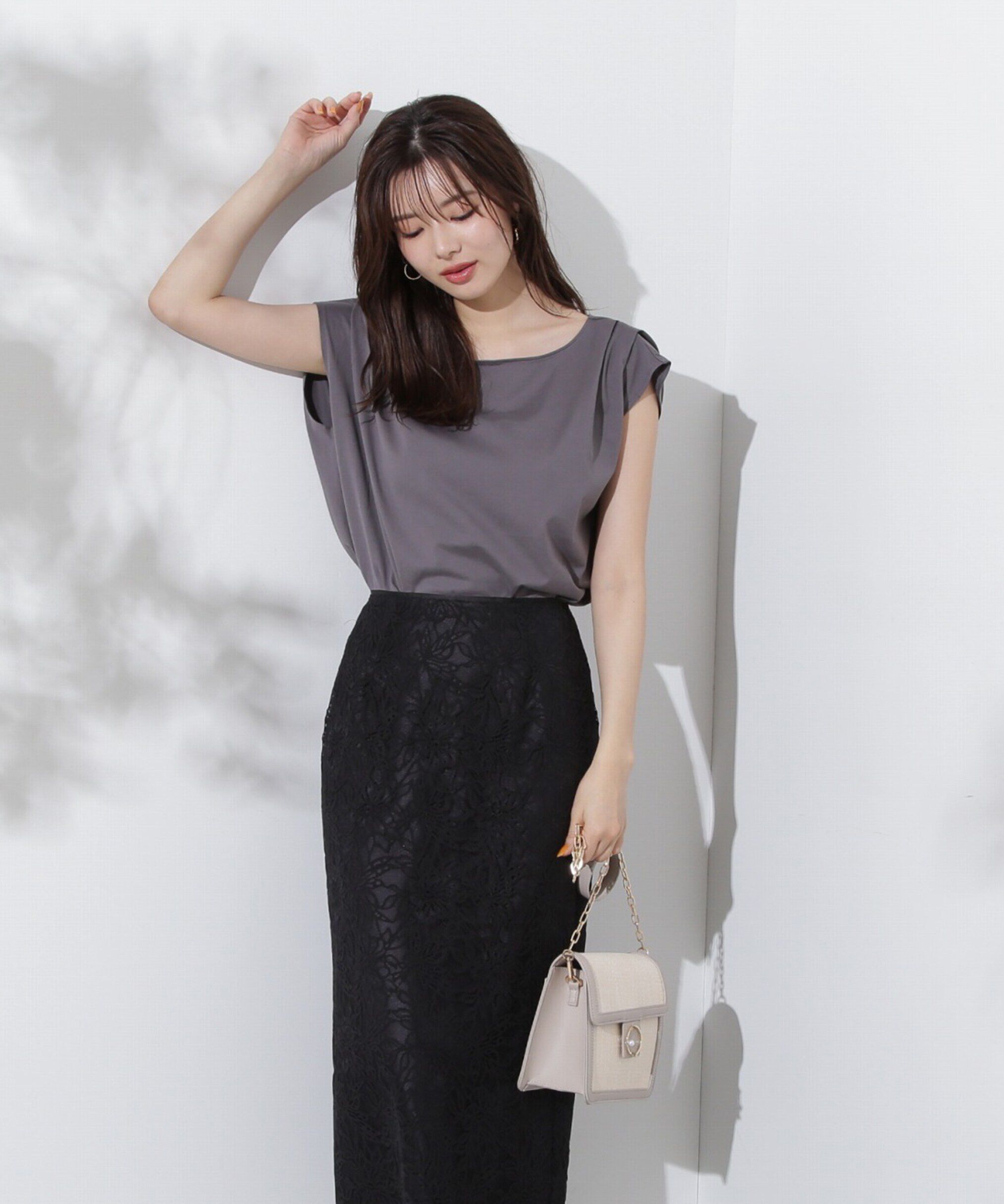 PROPORTION BODY DRESSING「アシメTシャツ」|Tシャツ・カットソー|