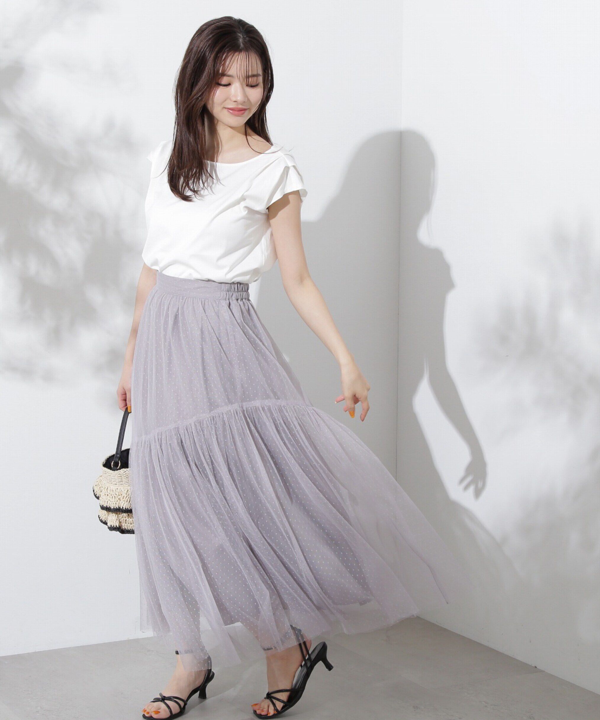 PROPORTION BODY DRESSING「アシメTシャツ」|Tシャツ・カットソー|