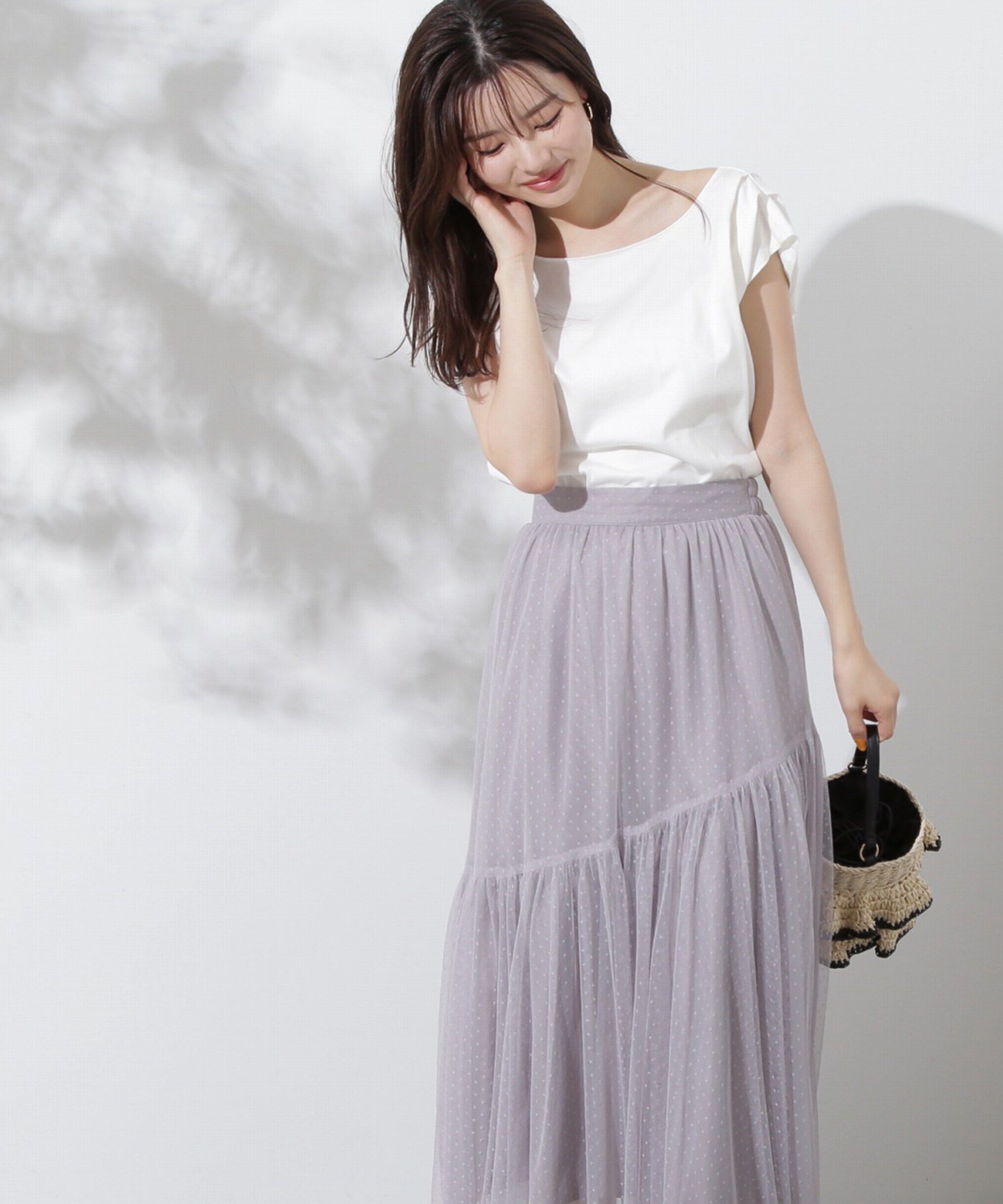 PROPORTION BODY DRESSING「アシメTシャツ」|Tシャツ・カットソー|