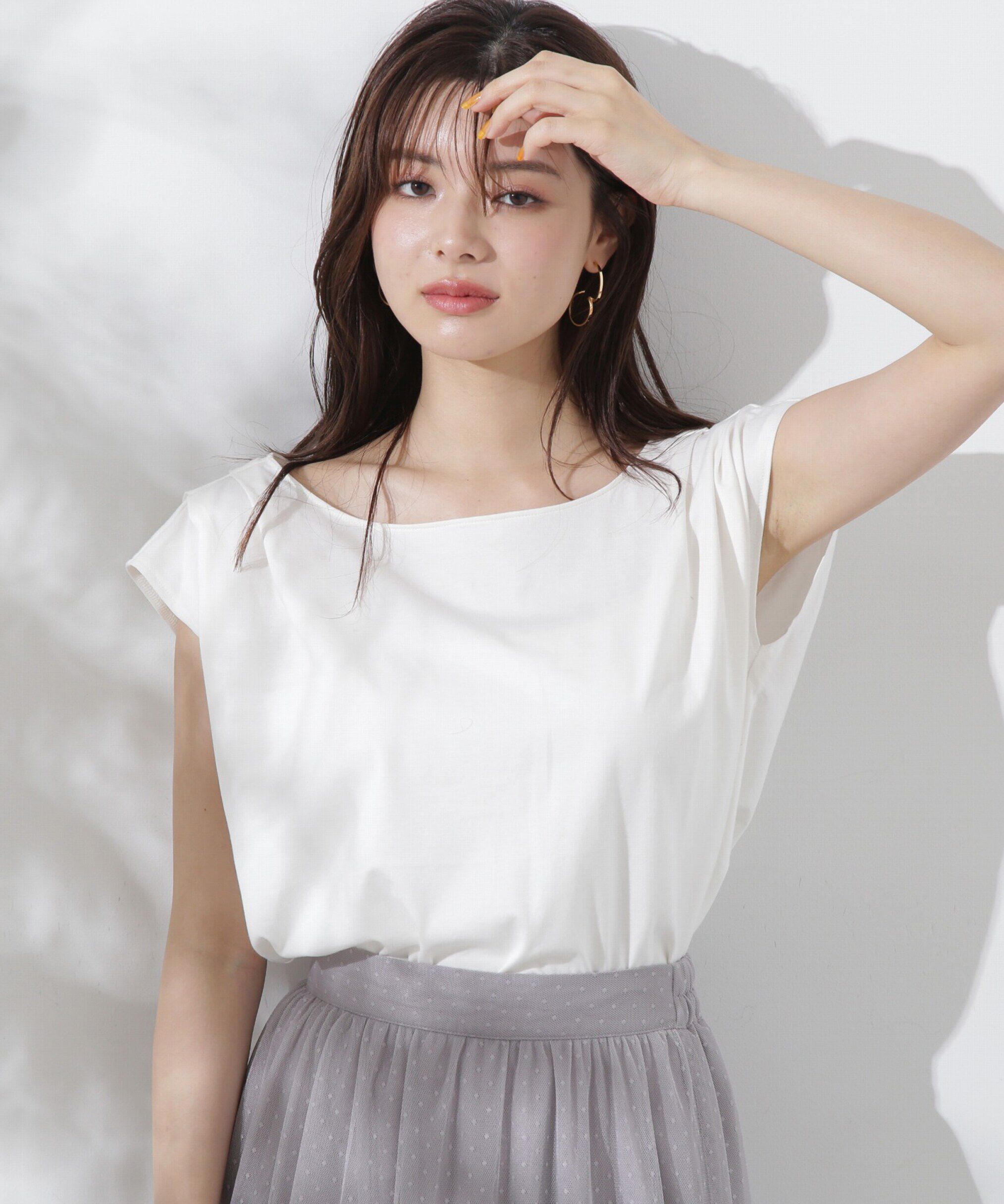 PROPORTION BODY DRESSING「アシメTシャツ」|Tシャツ・カットソー|