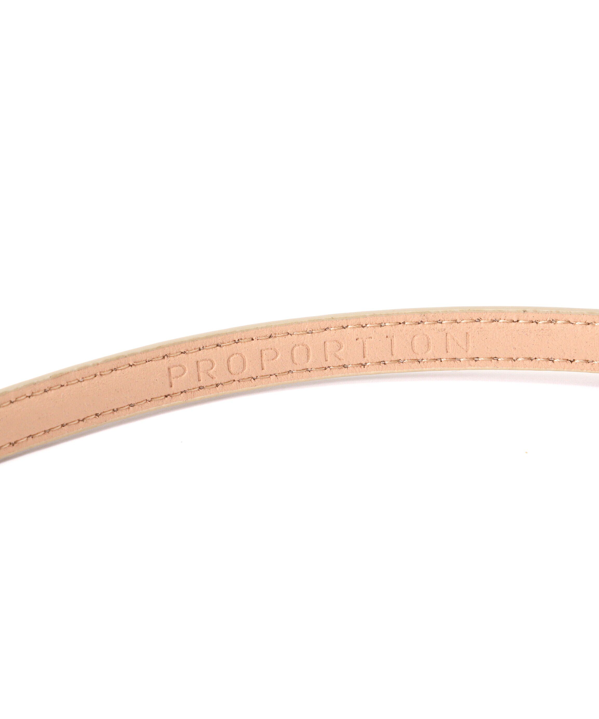 PROPORTION BODY DRESSING「ビットエナメルスライドベルト」|その他|