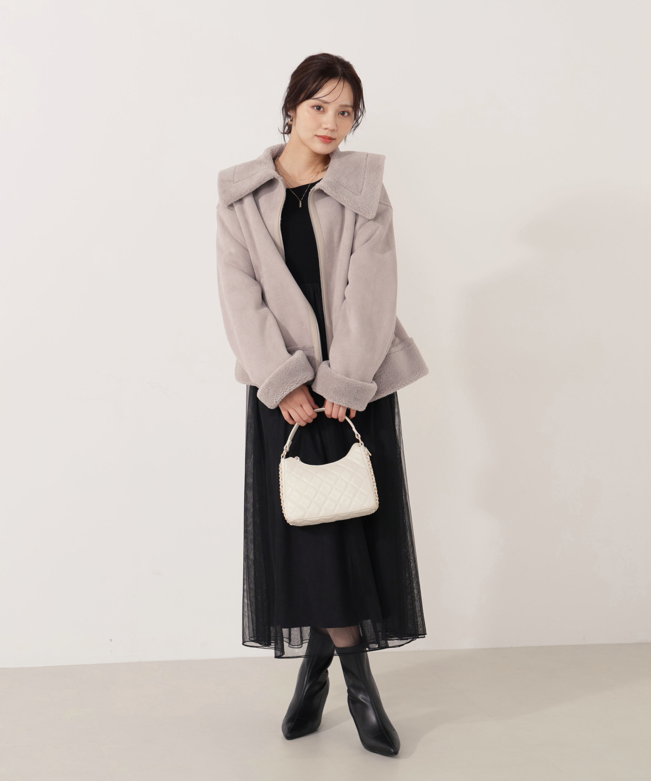 PROPORTION BODY DRESSING「フェイクムートン 25AW」|ブルゾン・スタジャン|