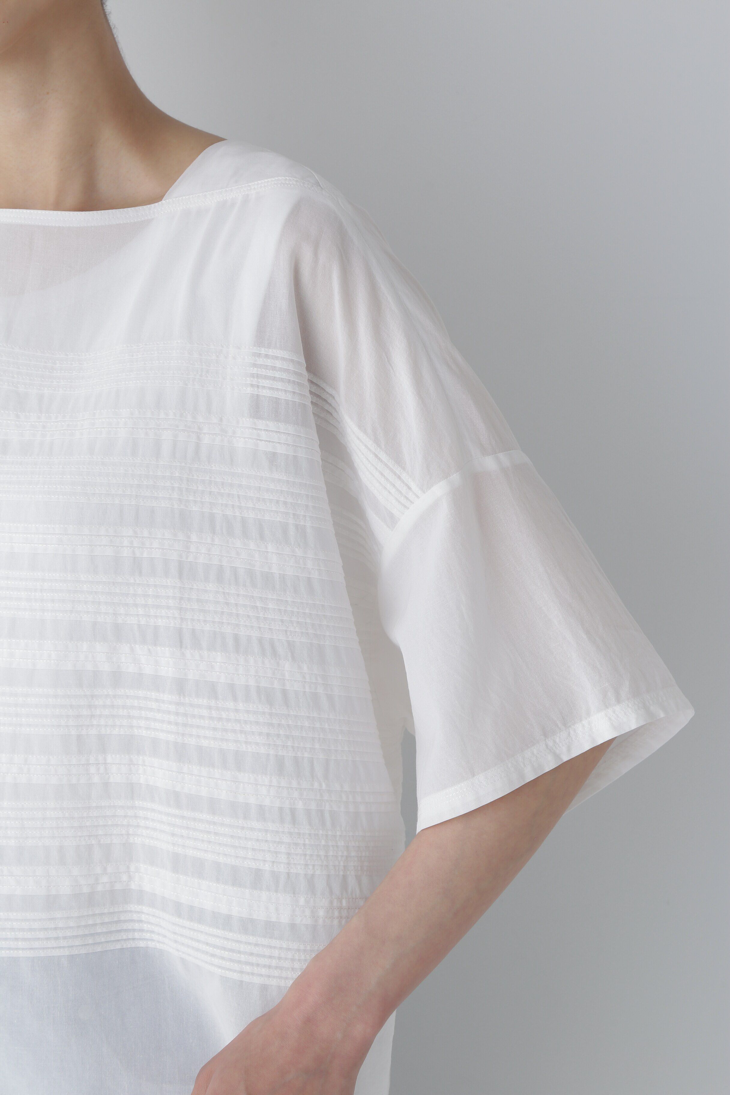  「◆インドピンタックコットンボイルブラウス」|シャツ・ブラウス|