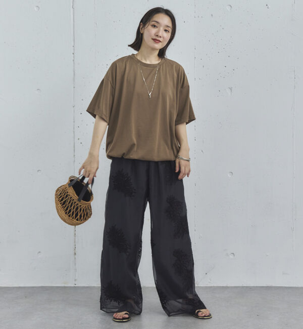 Doux archives「刺繍シアードロストパンツ」|チノ|