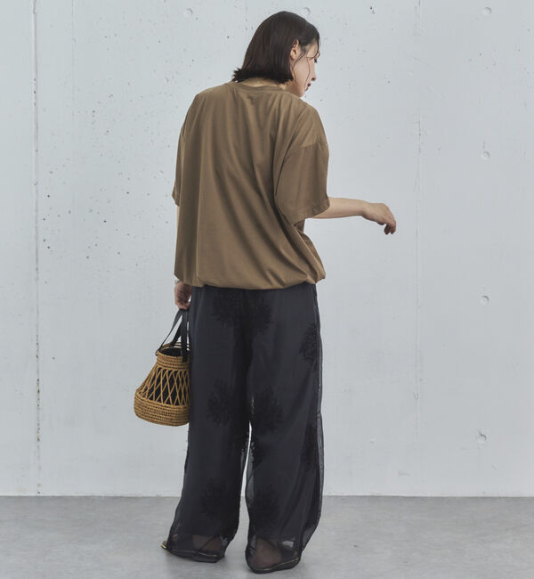 Doux archives「刺繍シアードロストパンツ」|チノ|