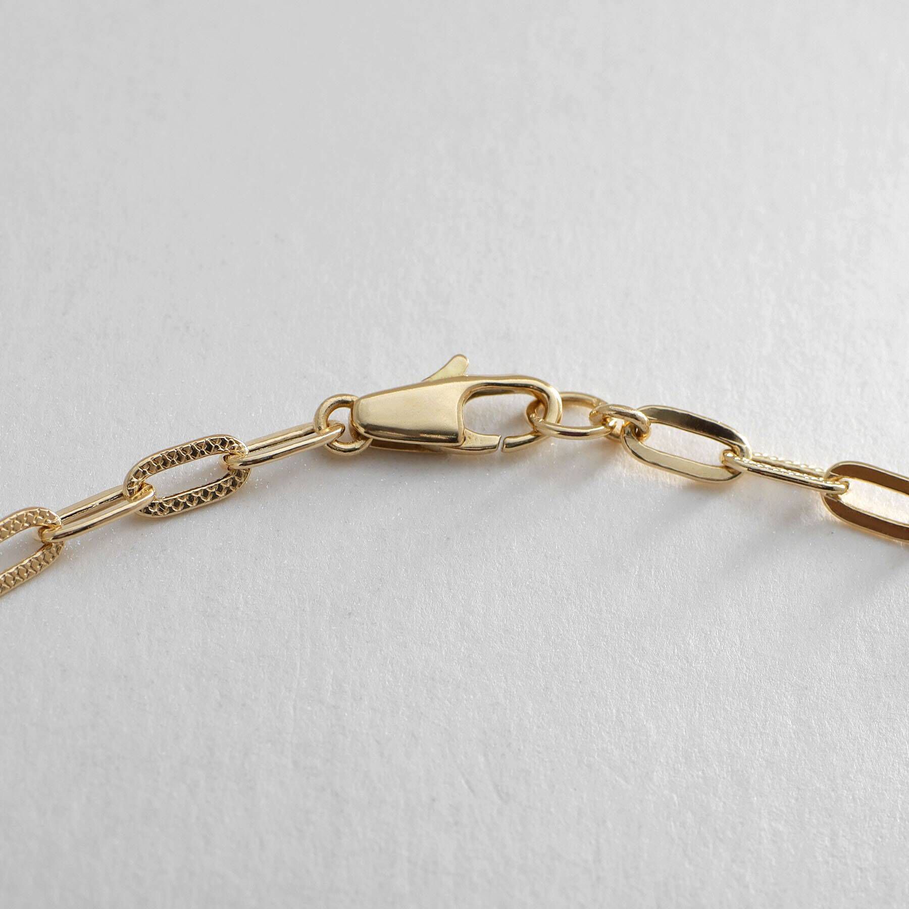 COCOSHNIK「K18中空プレイドケーブルチェーン ネックレス」|ネックレス|