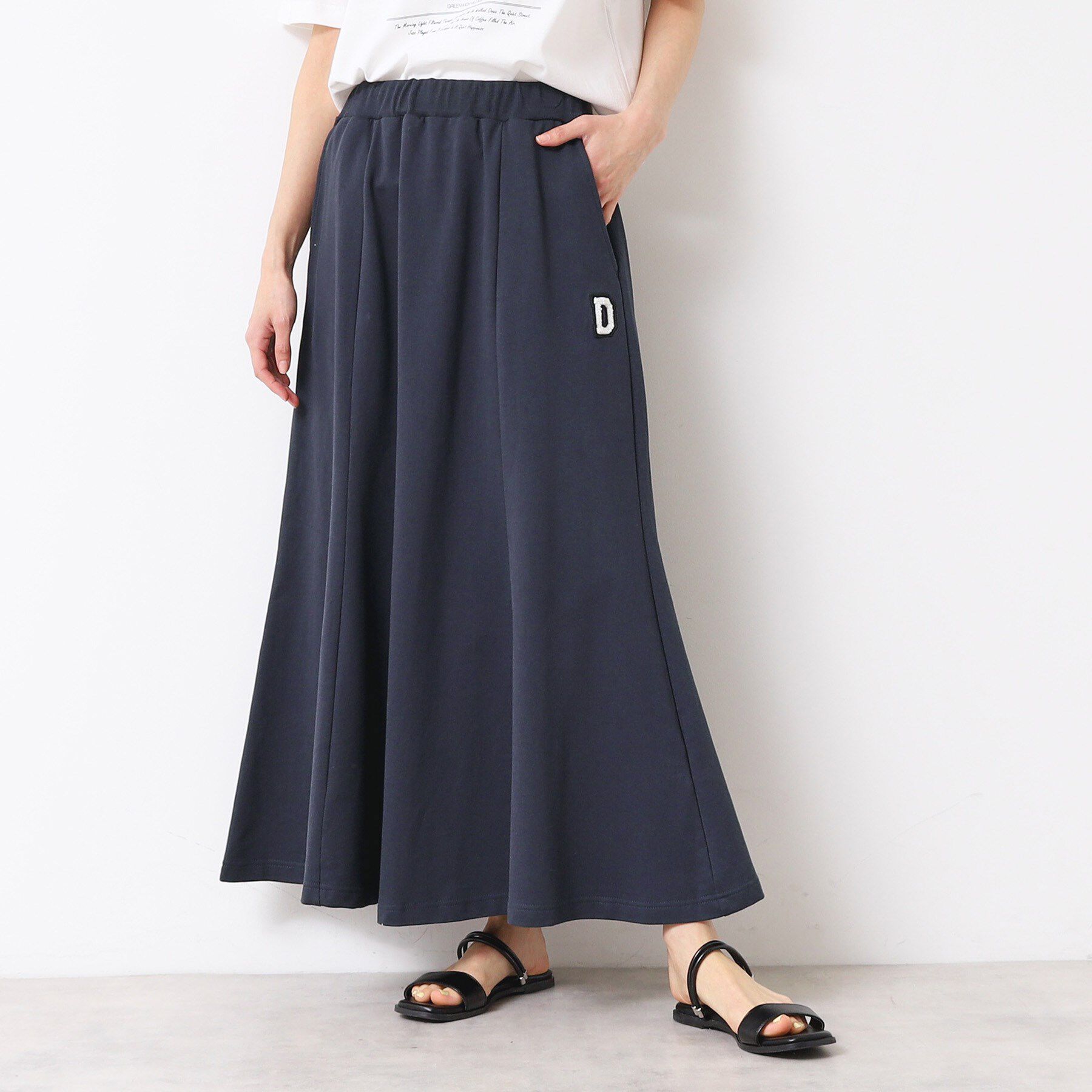 Dessin「【セットアップ可能・ウエストゴム・洗える】ミニ裏毛フレアスカート」|スカート|