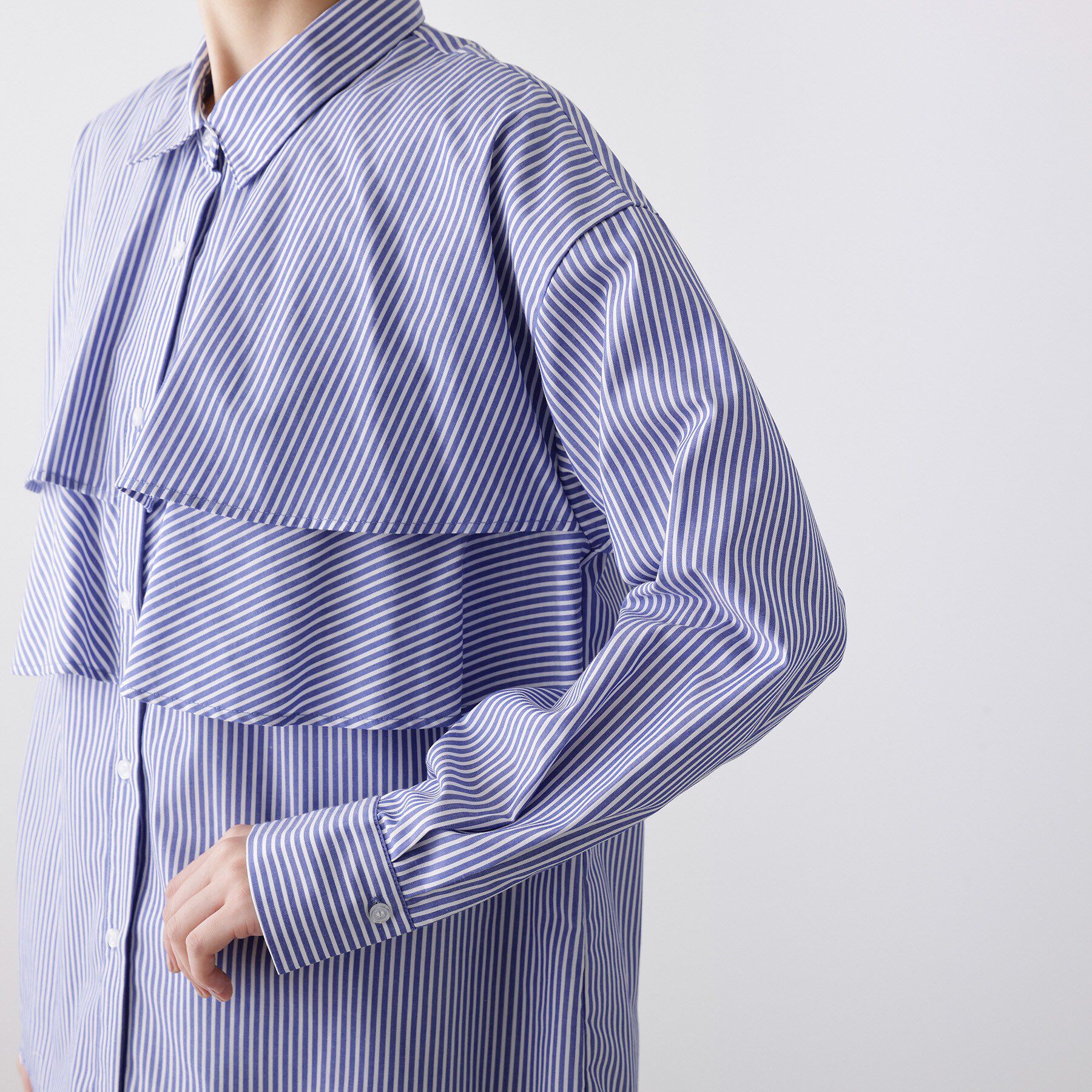 Dessin「ブロードフリルブラウス」|シャツ・ブラウス|