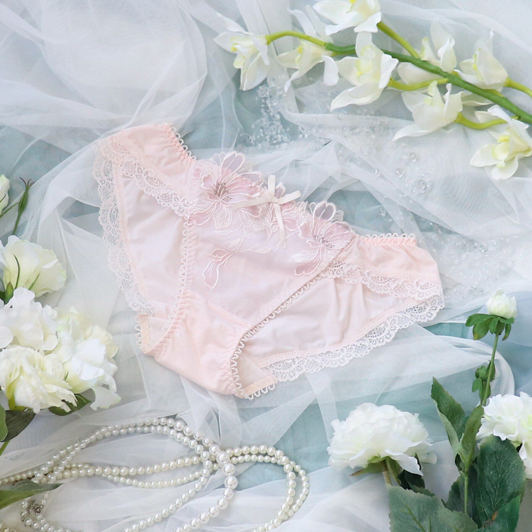 Risa Magli「メラニー ノーマルショーツ」|インナー|ピンク(070)