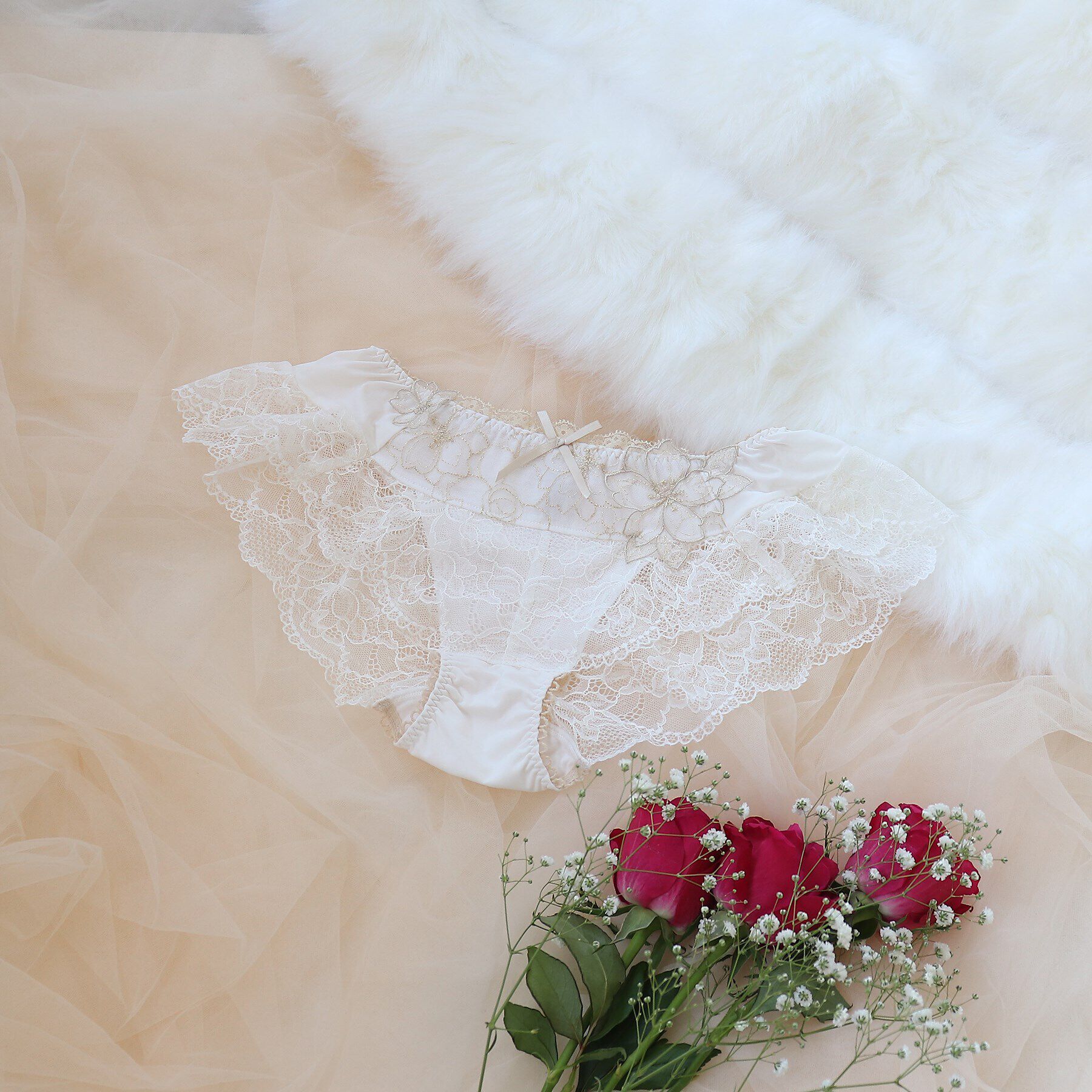 Risa Magli「◆ジョエル フレアショーツ」|インナー|アイボリー(004)