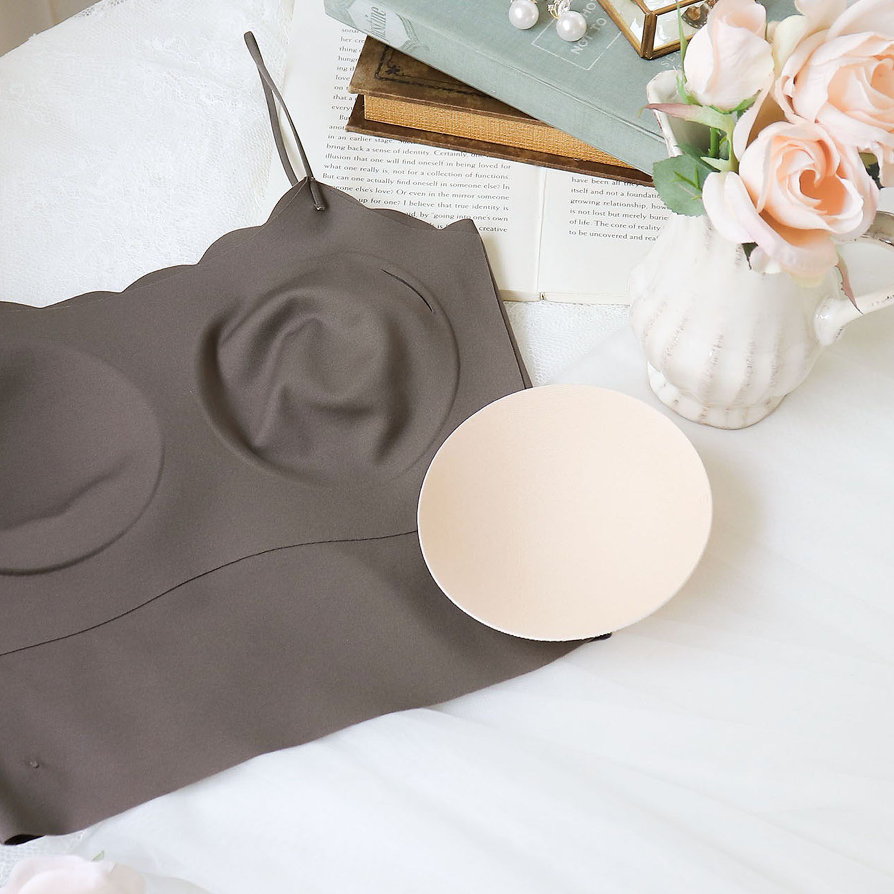 Risa Magli「ジニー シームレススカラップキャミソール」|キャミソール|