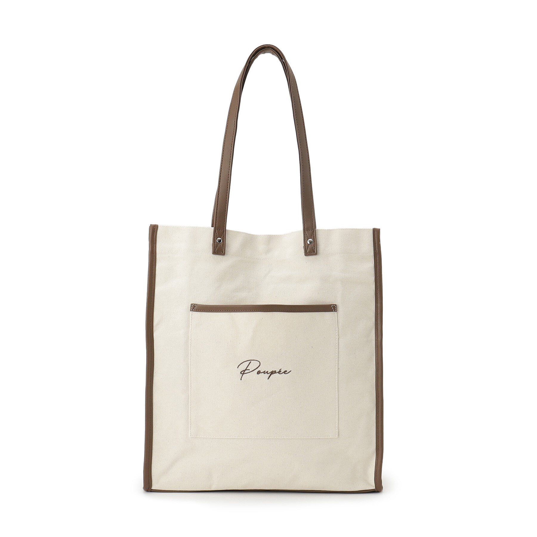 ITS&rsquo;DEMO「【推し活／A4対応】合皮パイピングキャンバストート」|トートバッグ|