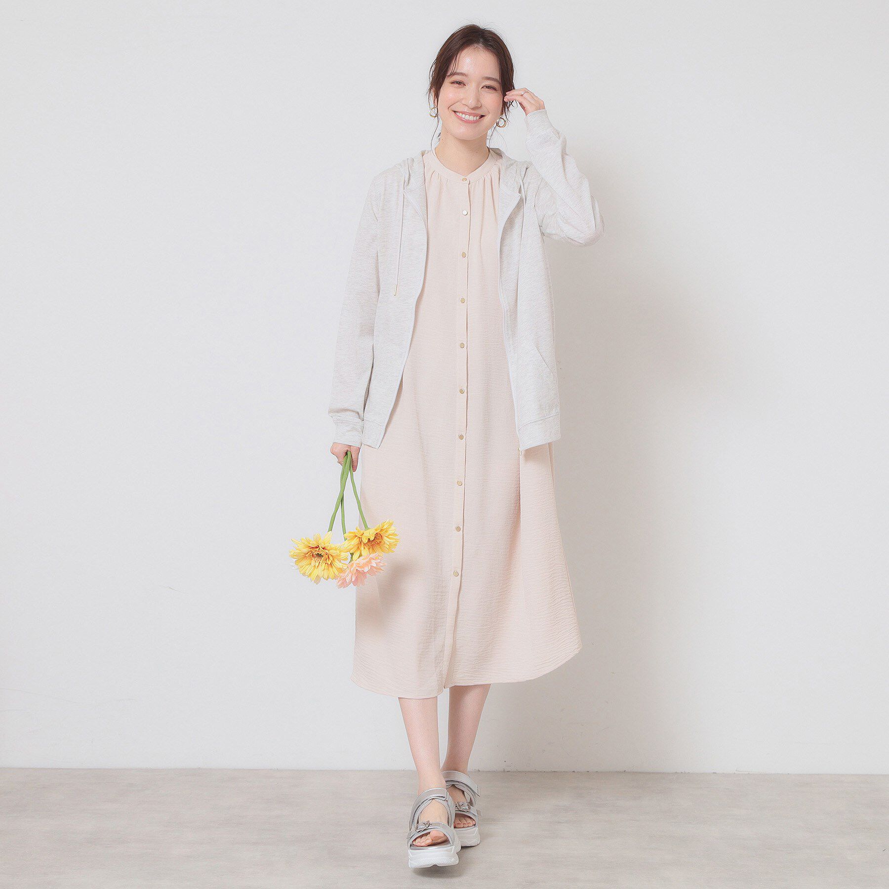 ITS&rsquo;DEMO「【定番人気／手洗い可／M・L展開】UVカットパーカ」|パーカー|