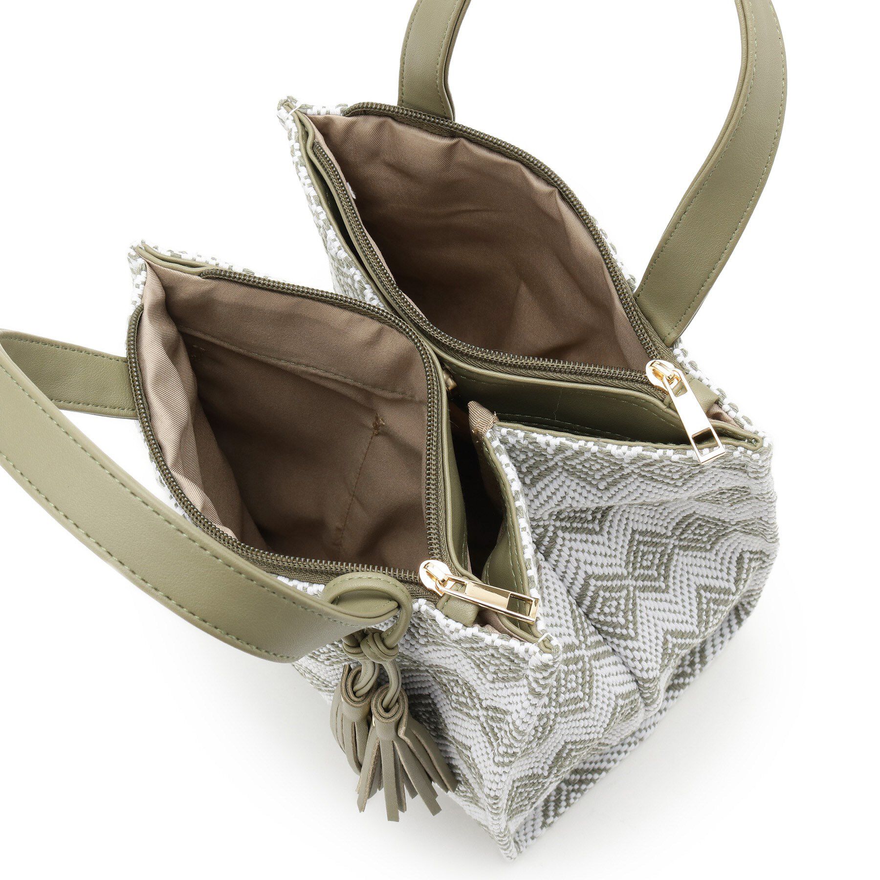 ITS&rsquo;DEMO「タッセル付きミニトート」|ハンドバッグ|